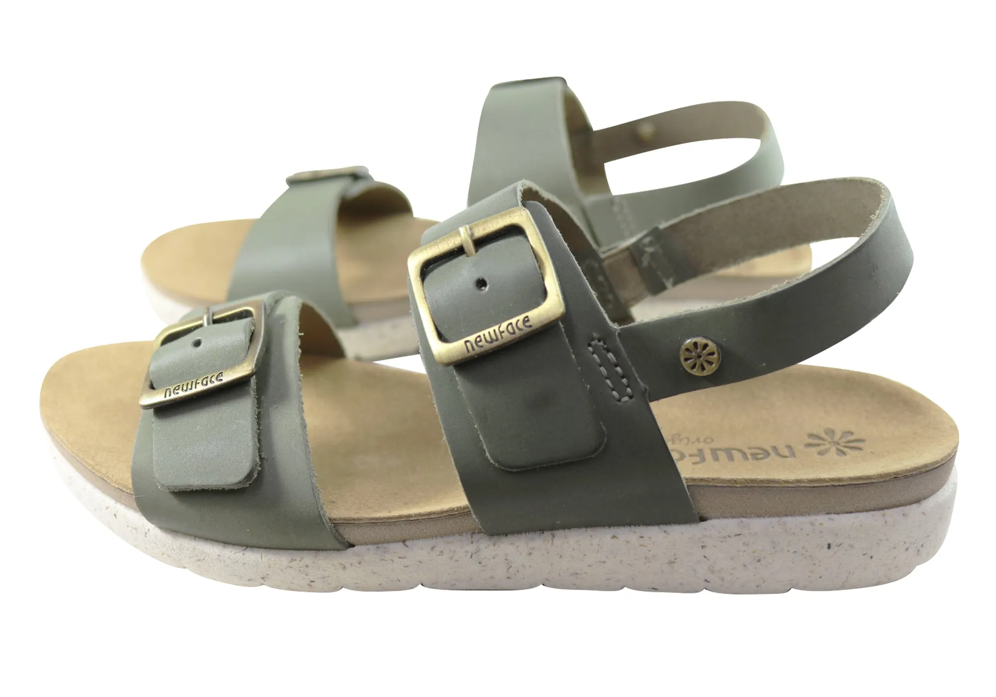 New Face Valley Womens Comfortable Leather Sandals Made In Brazil New Face Shoes