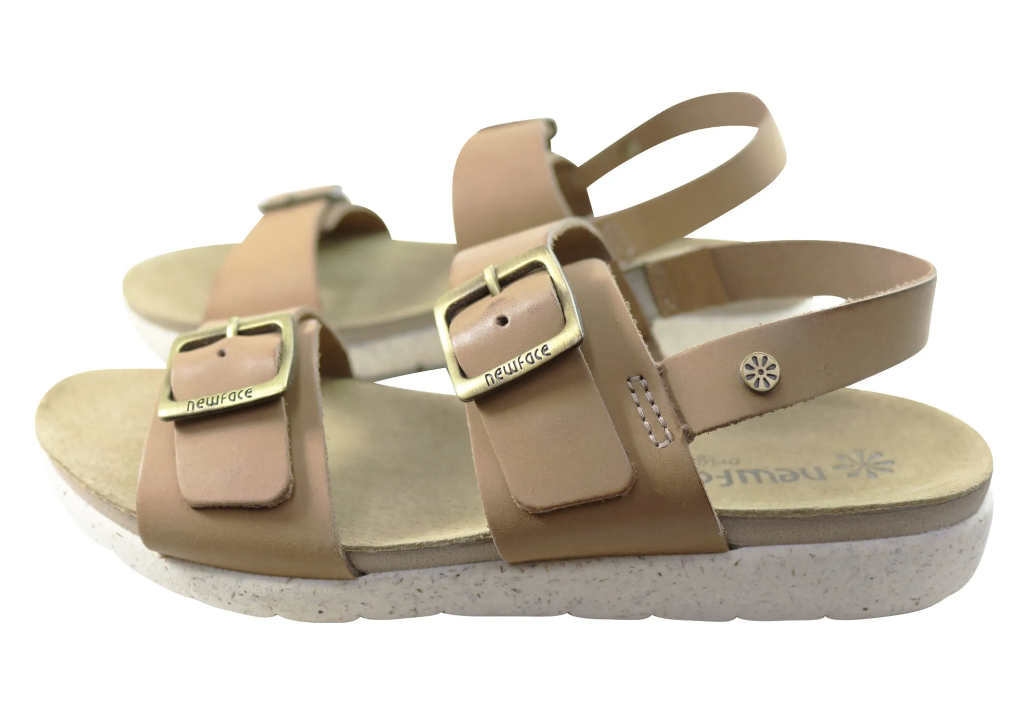 New Face Valley Womens Comfortable Leather Sandals Made In Brazil New Face Shoes