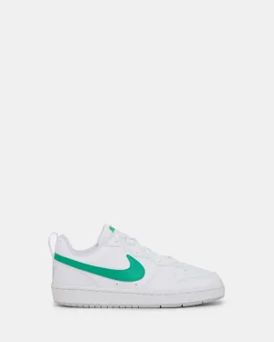 Nike Kids' Shoes Court Borough Low Recraft Grade School White/Stadium Green/Grey