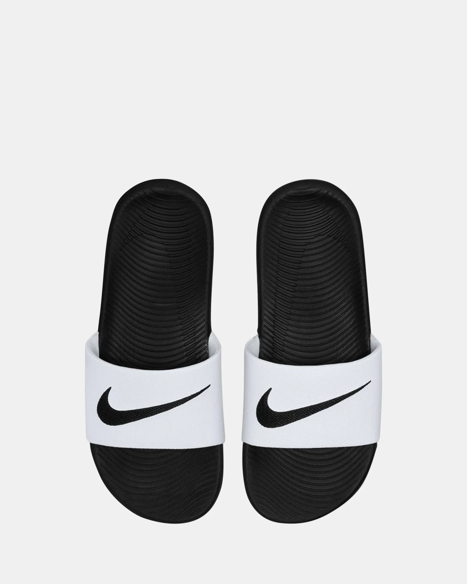 Nike Kids' Shoes Kawa Slides White/Black