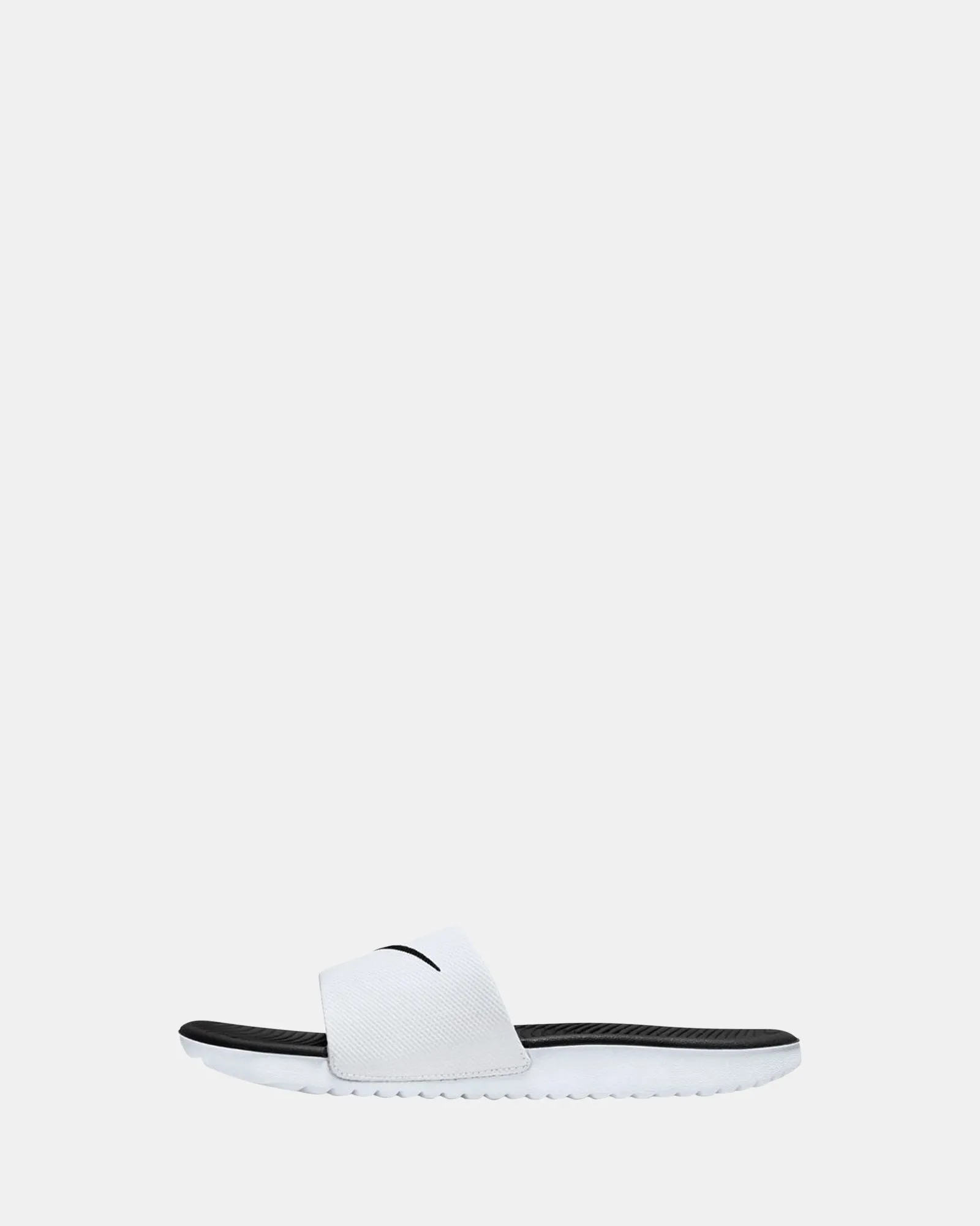 Nike Kids' Shoes Kawa Slides White/Black