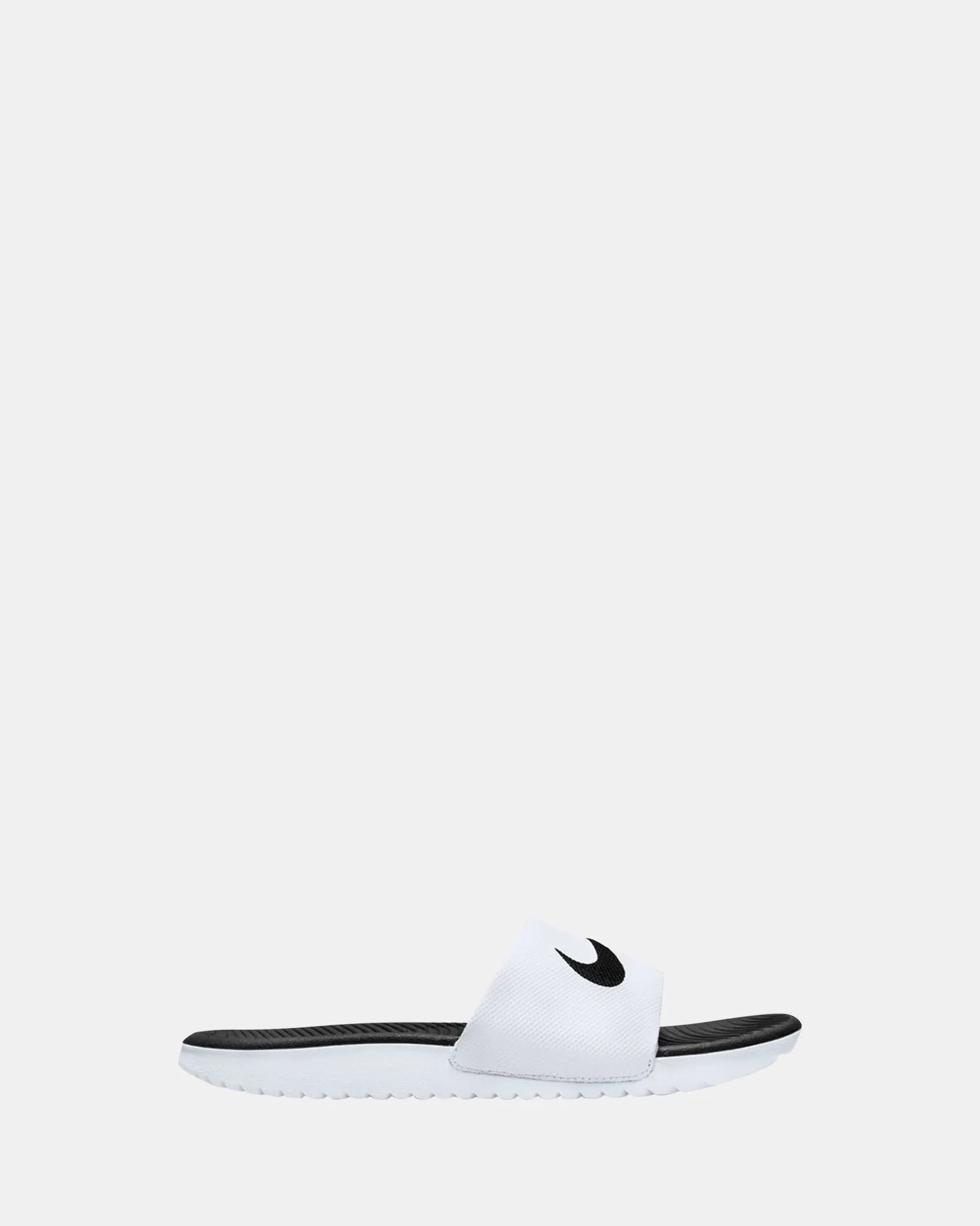 Nike Kids' Shoes Kawa Slides White/Black