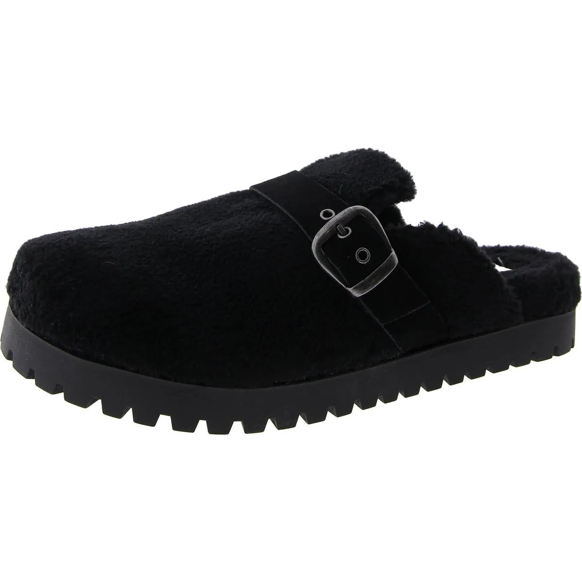 Nina Womens Buckle Slip On Clogs