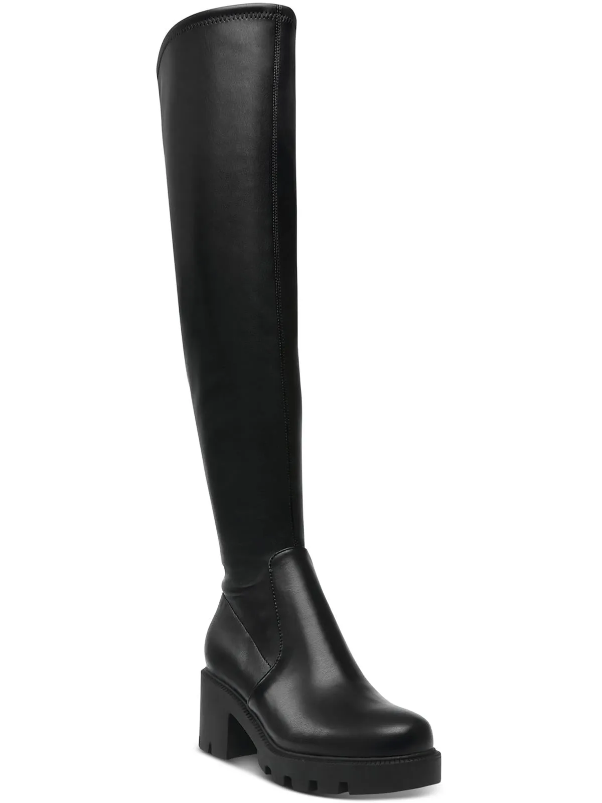 Nitro Womens Faux Leather Tall Over-The-Knee Boots