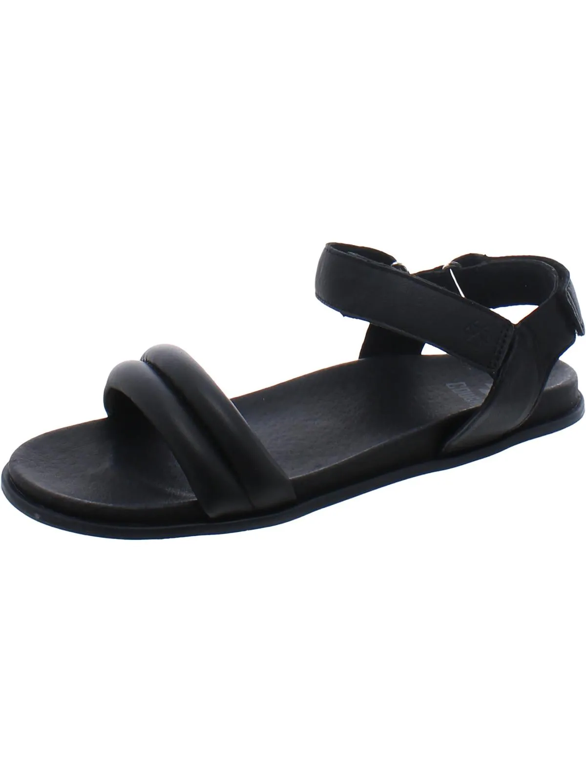 Nolo  Womens Leather Open Toe Flatform Sandals