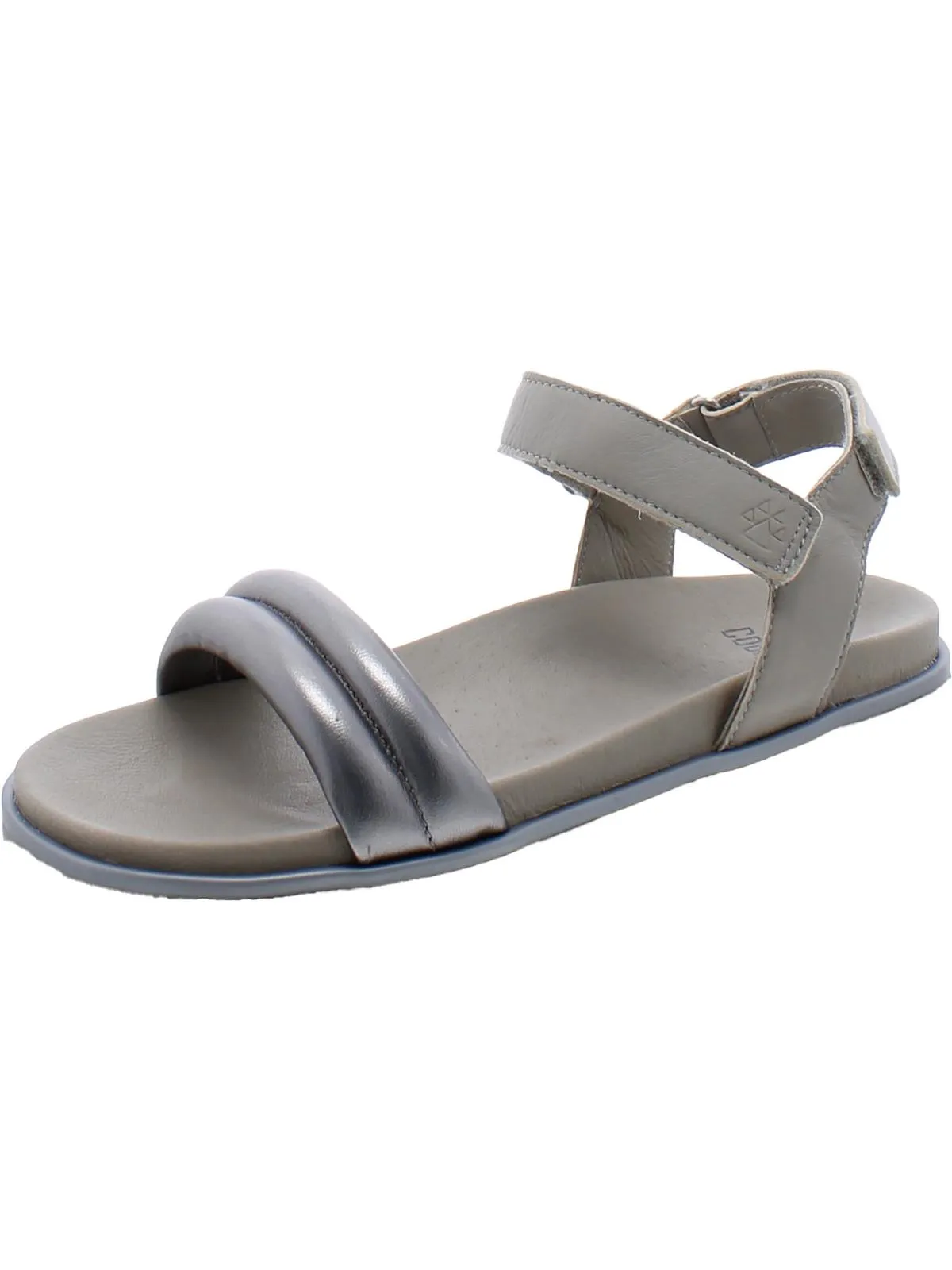 Nolo  Womens Leather Open Toe Flatform Sandals