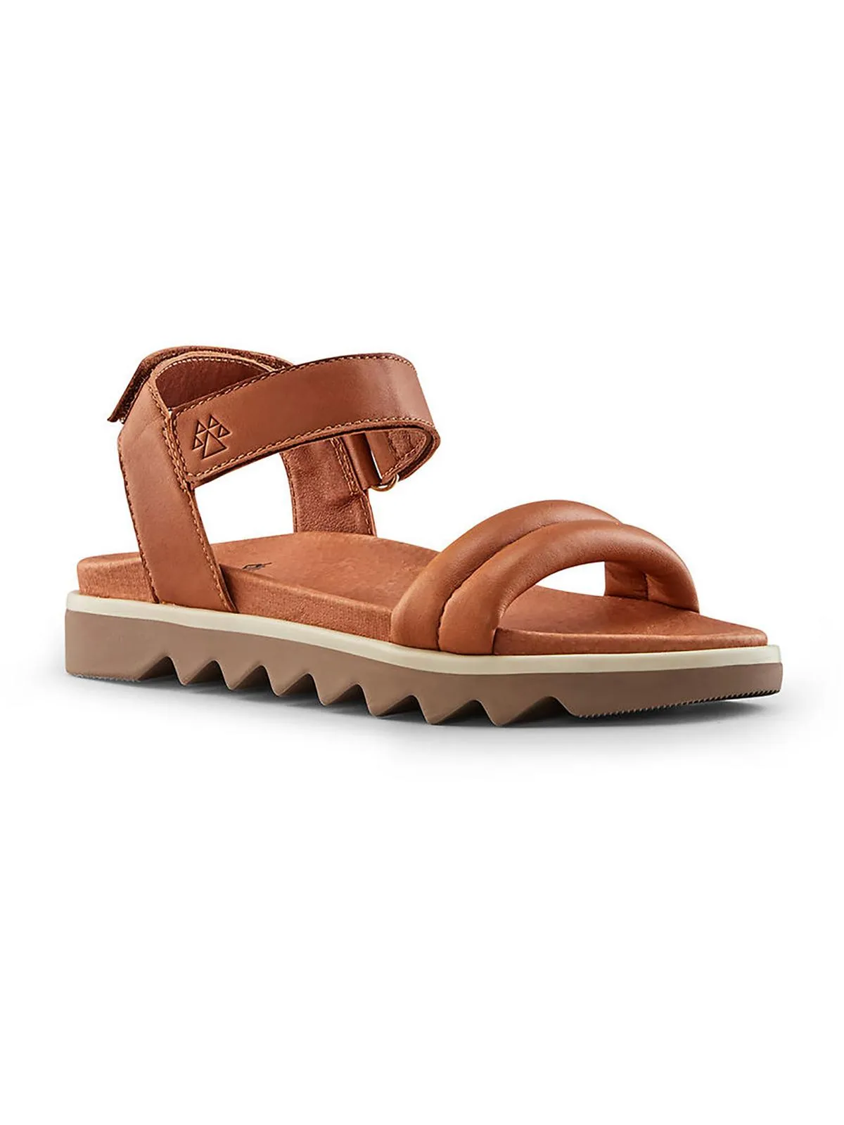 Nolo  Womens Leather Open Toe Flatform Sandals