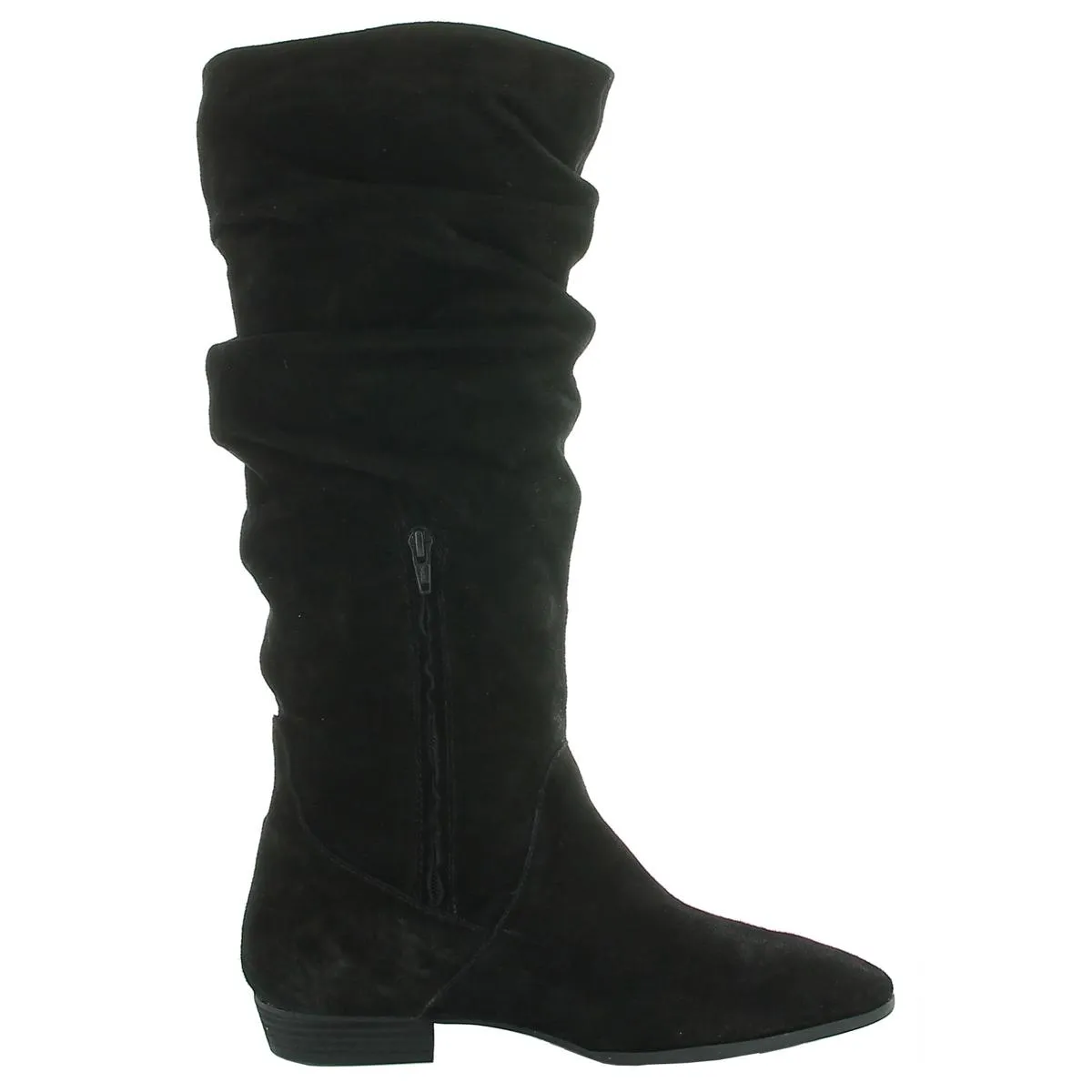 Norwalk Womens Suede Slouchy Mid-Calf Boots