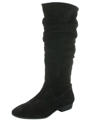 Norwalk Womens Suede Slouchy Mid-Calf Boots