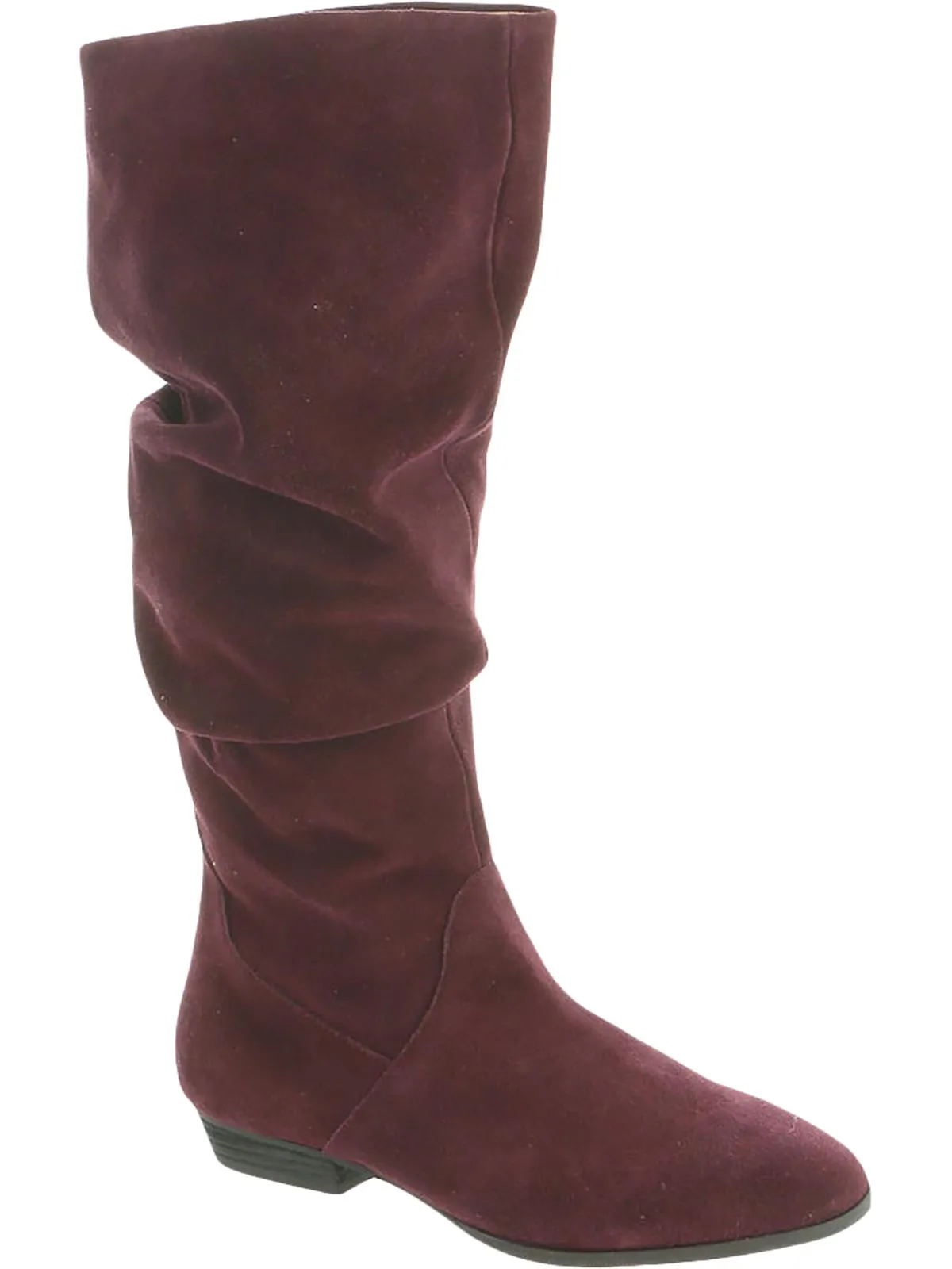 Norwalk Womens Suede Slouchy Mid-Calf Boots
