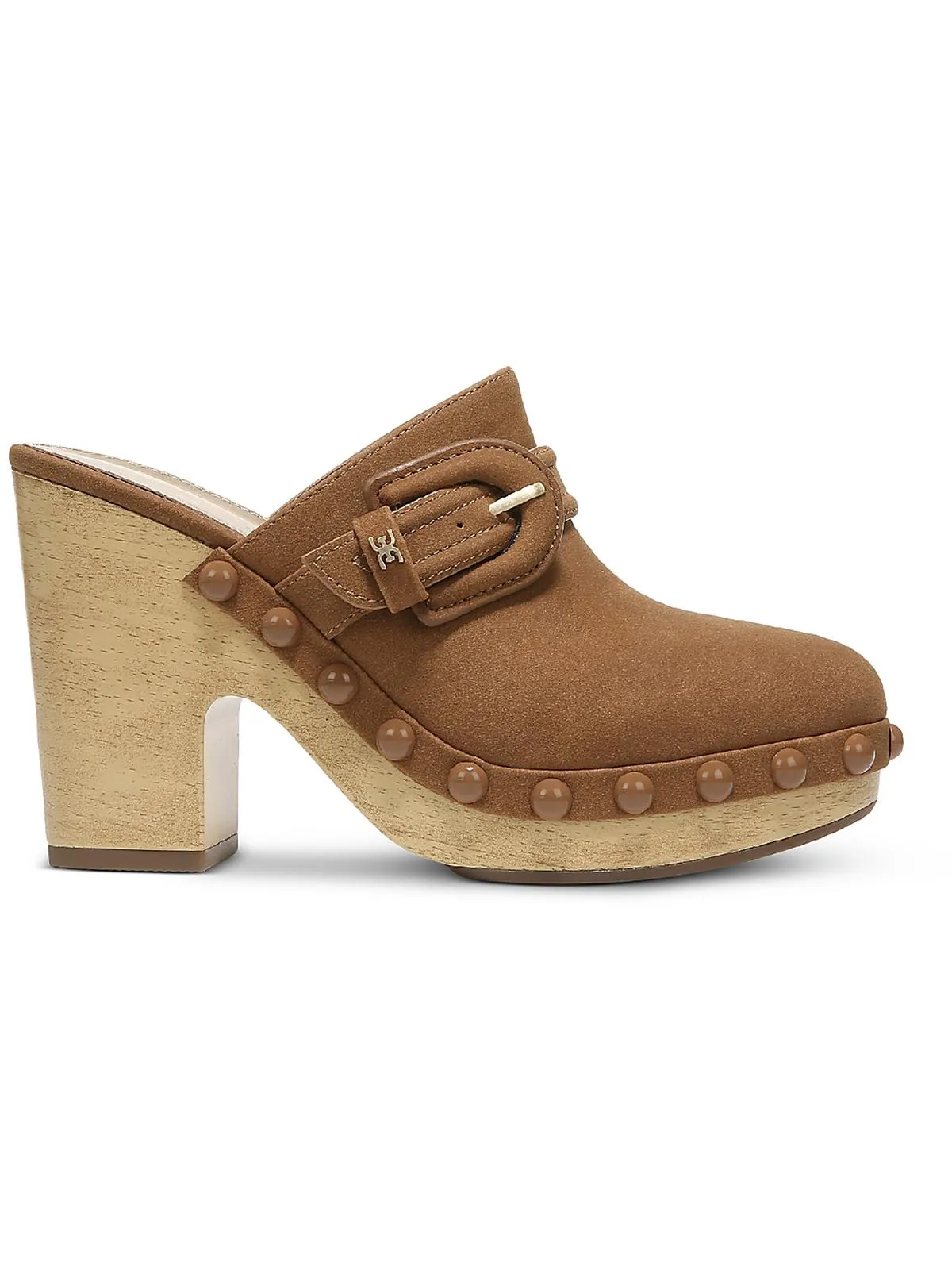 Nyla Womens Buckle Slip On Clogs
