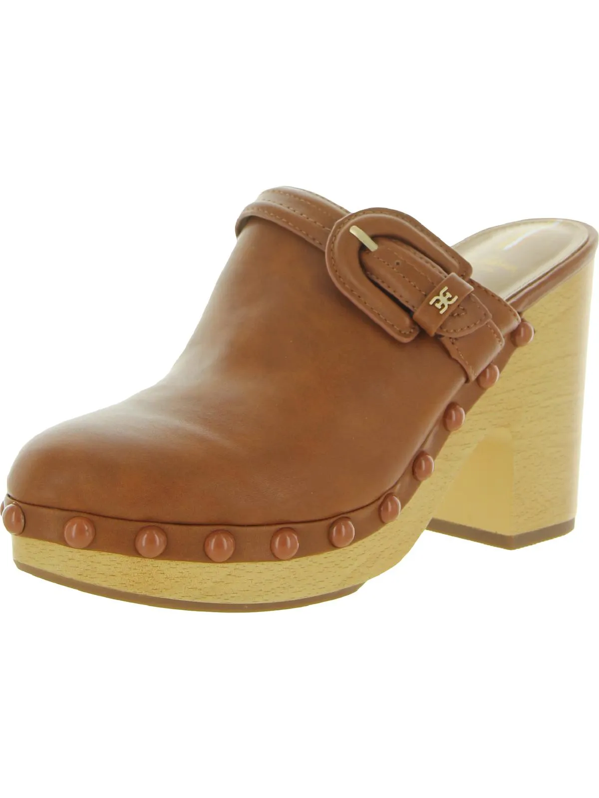 Nyla Womens Buckle Slip On Clogs