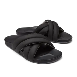 OLUKAI HILA SLIDE BLACK