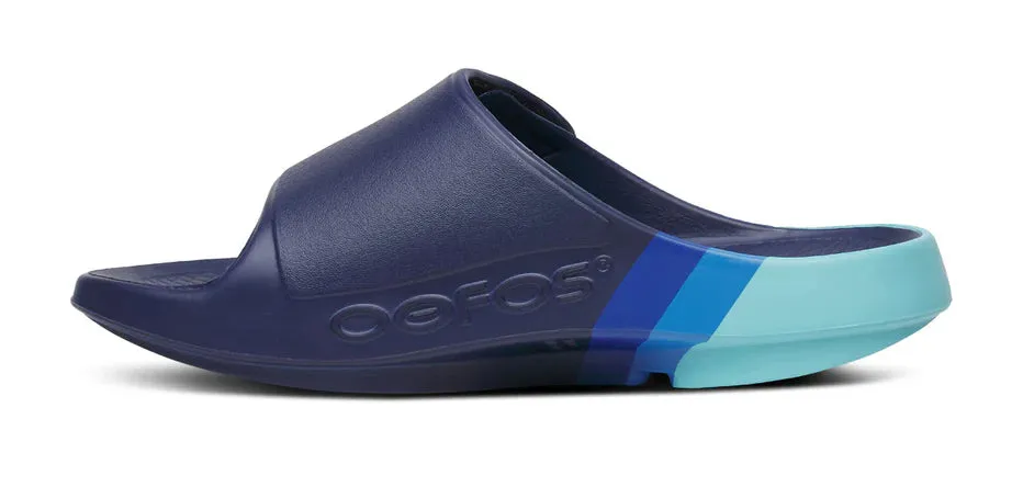 OOFOS OOAHH SPORT FLEX SLIDE SKY RALLY
