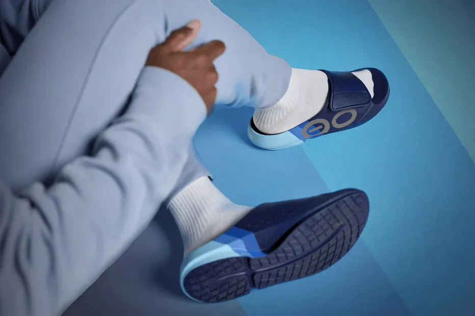 OOFOS OOAHH SPORT FLEX SLIDE SKY RALLY