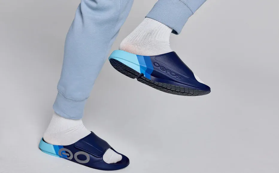 OOFOS OOAHH SPORT FLEX SLIDE SKY RALLY