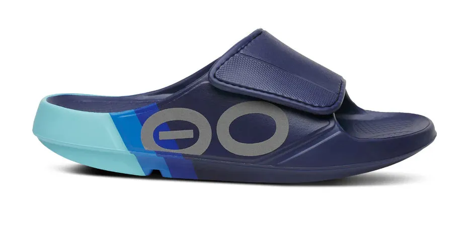 OOFOS OOAHH SPORT FLEX SLIDE SKY RALLY
