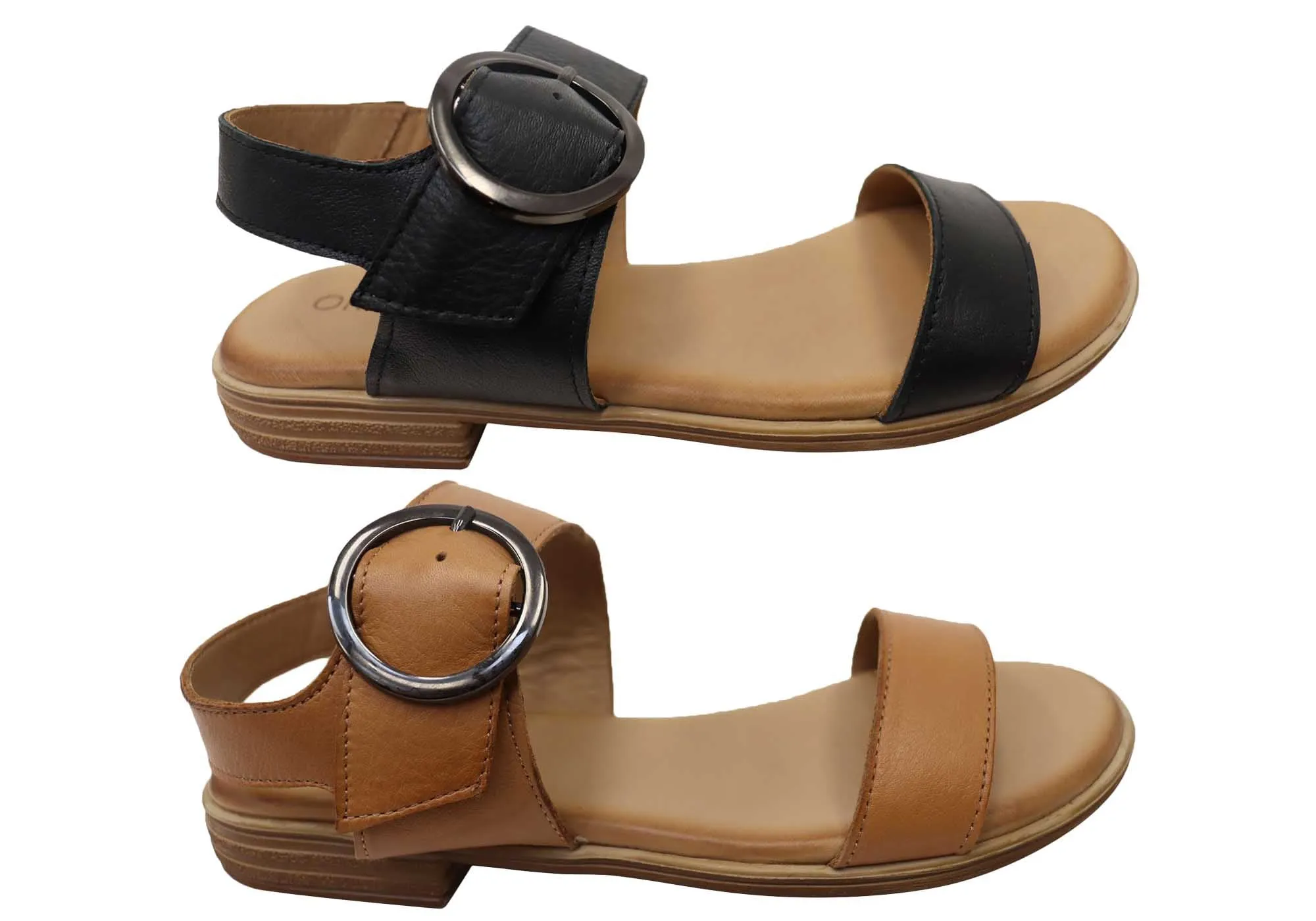 Orizonte Chadstone Womens Comfortable European Leather Sandals Orizonte Shoes