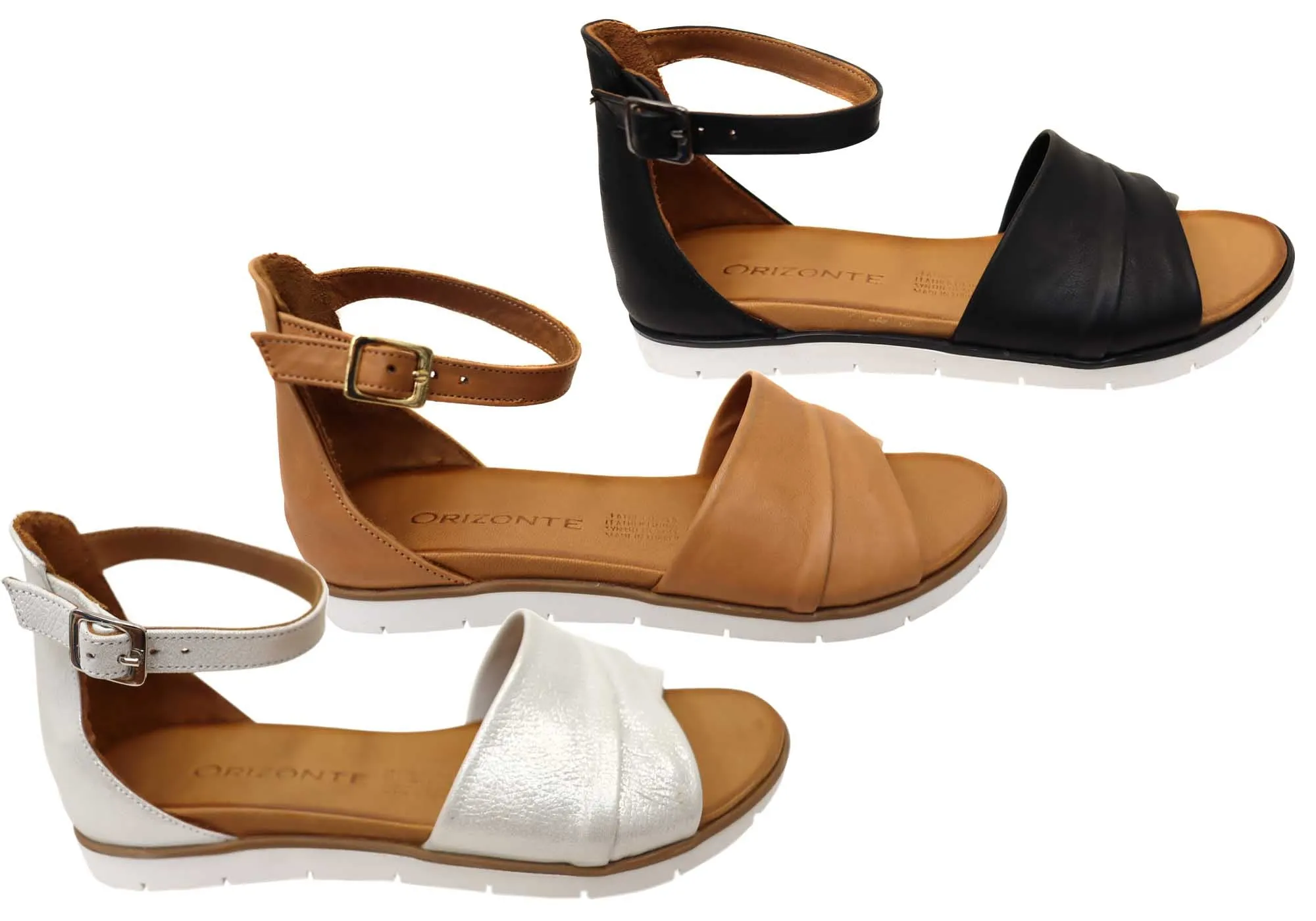 Orizonte Kasper Womens Comfortable European Leather Sandals Orizonte Shoes