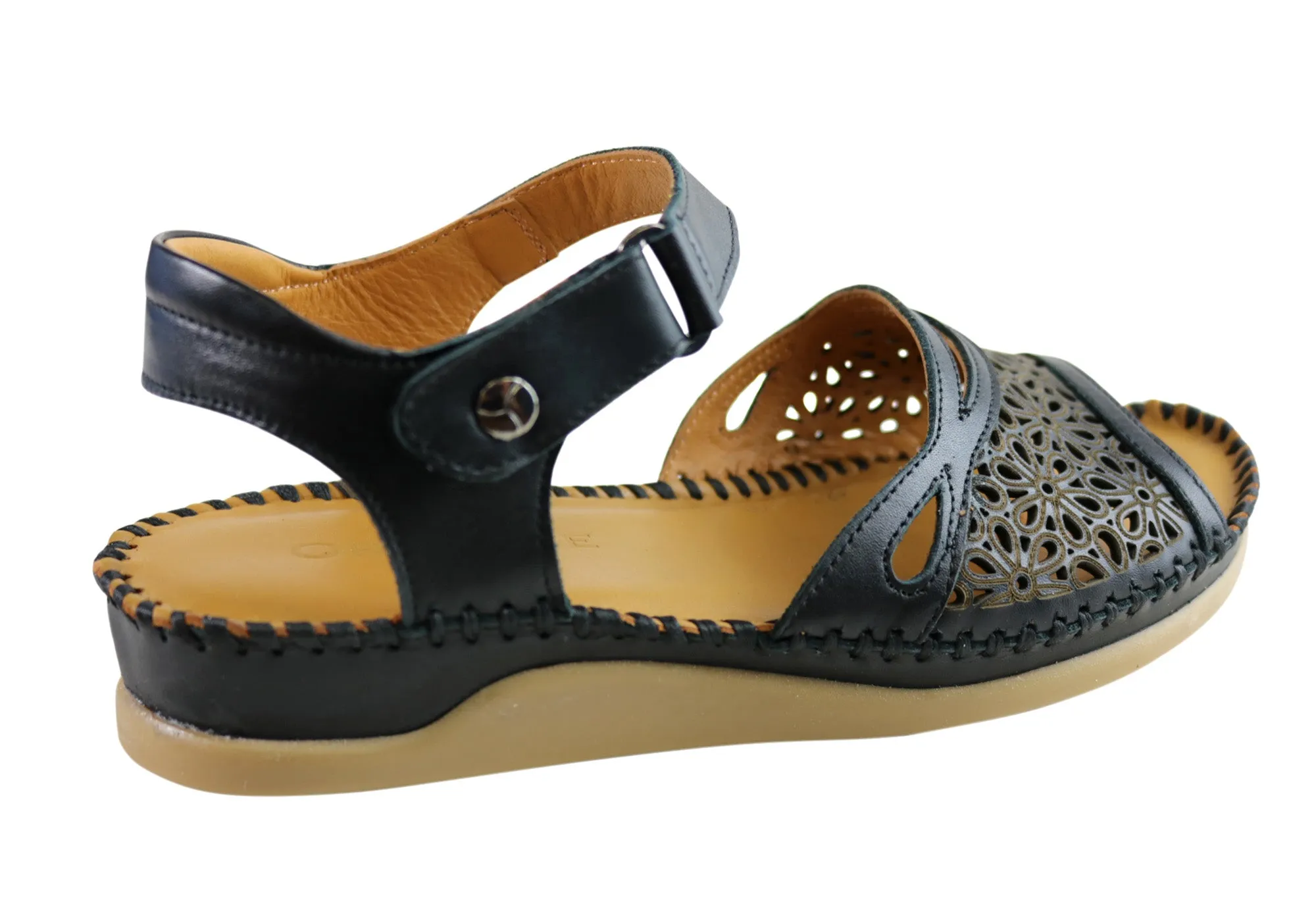 Orizonte Noble Womens European Comfortable Leather Sandals Orizonte Shoes