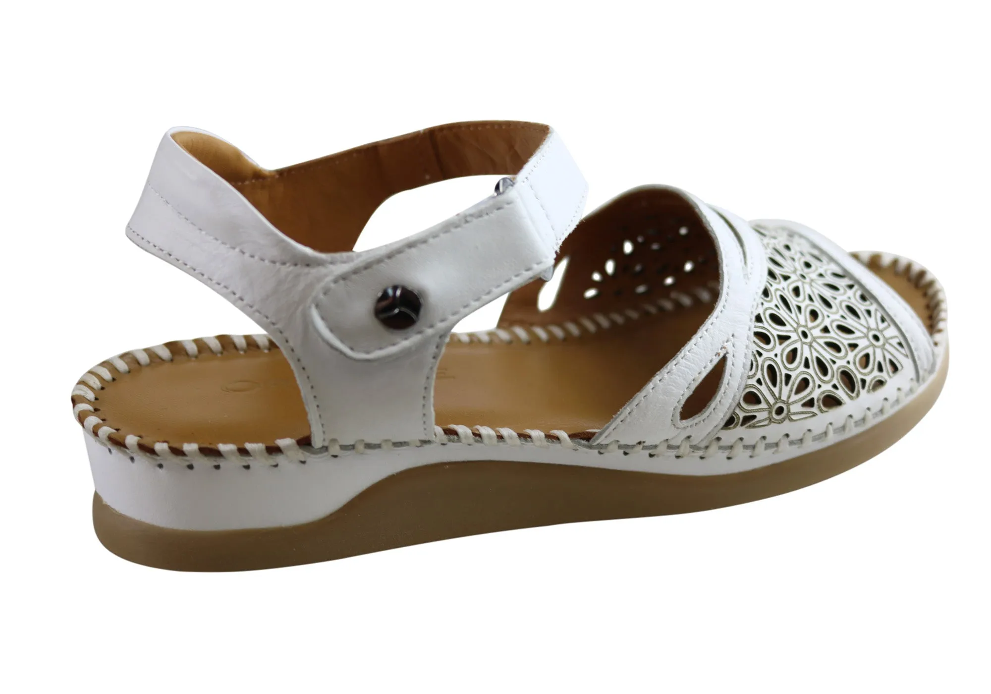 Orizonte Noble Womens European Comfortable Leather Sandals Orizonte Shoes