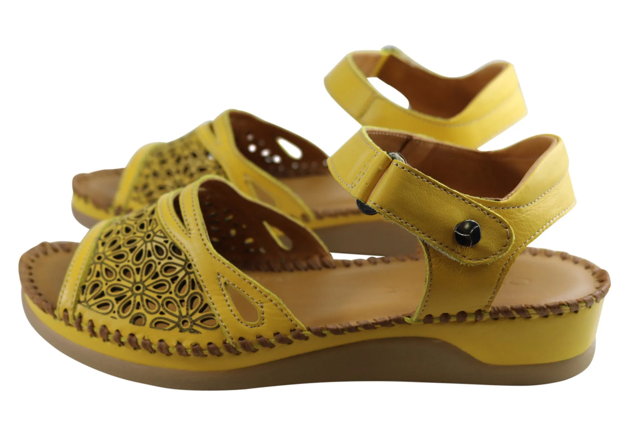 Orizonte Noble Womens European Comfortable Leather Sandals Orizonte Shoes