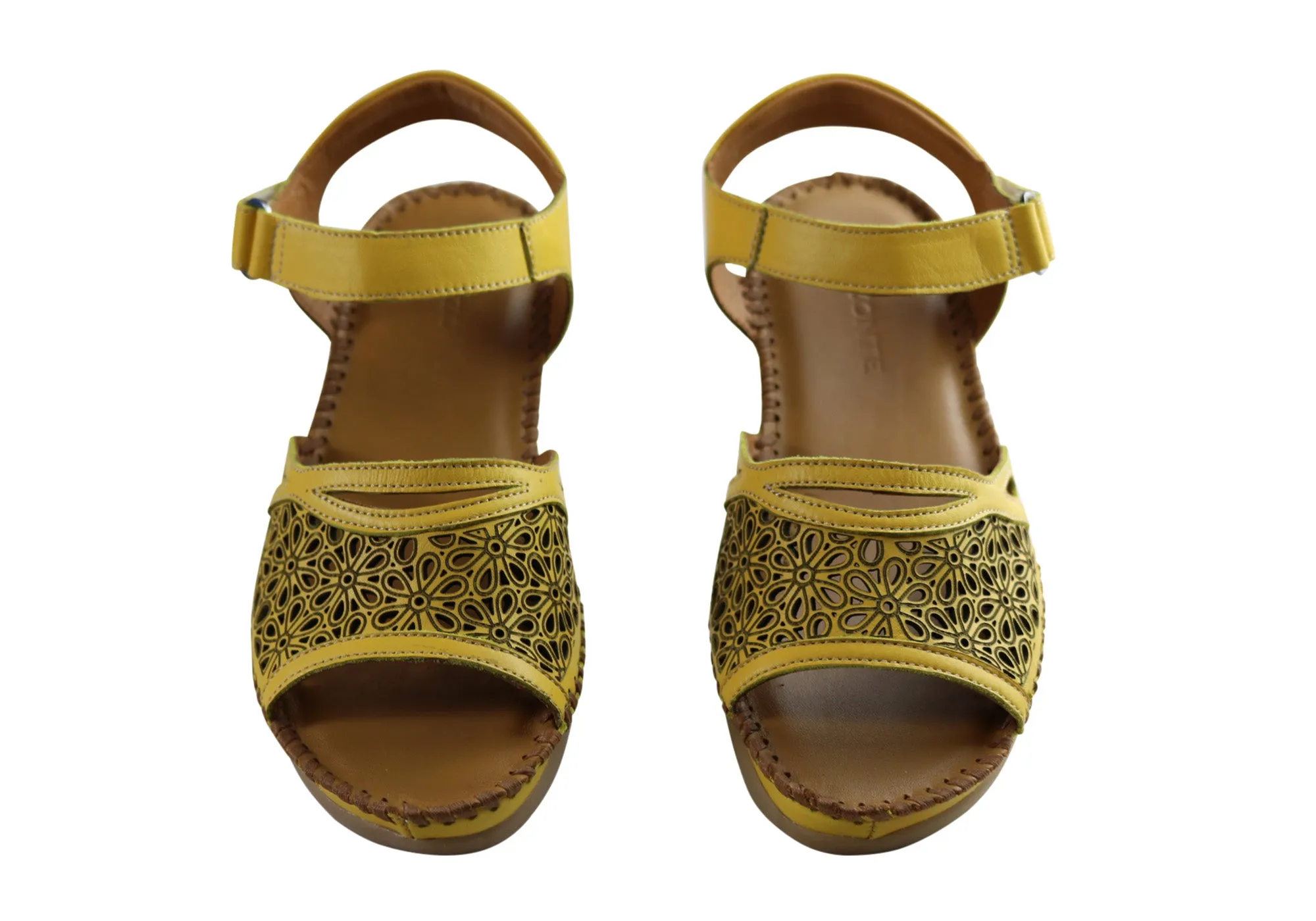 Orizonte Noble Womens European Comfortable Leather Sandals Orizonte Shoes