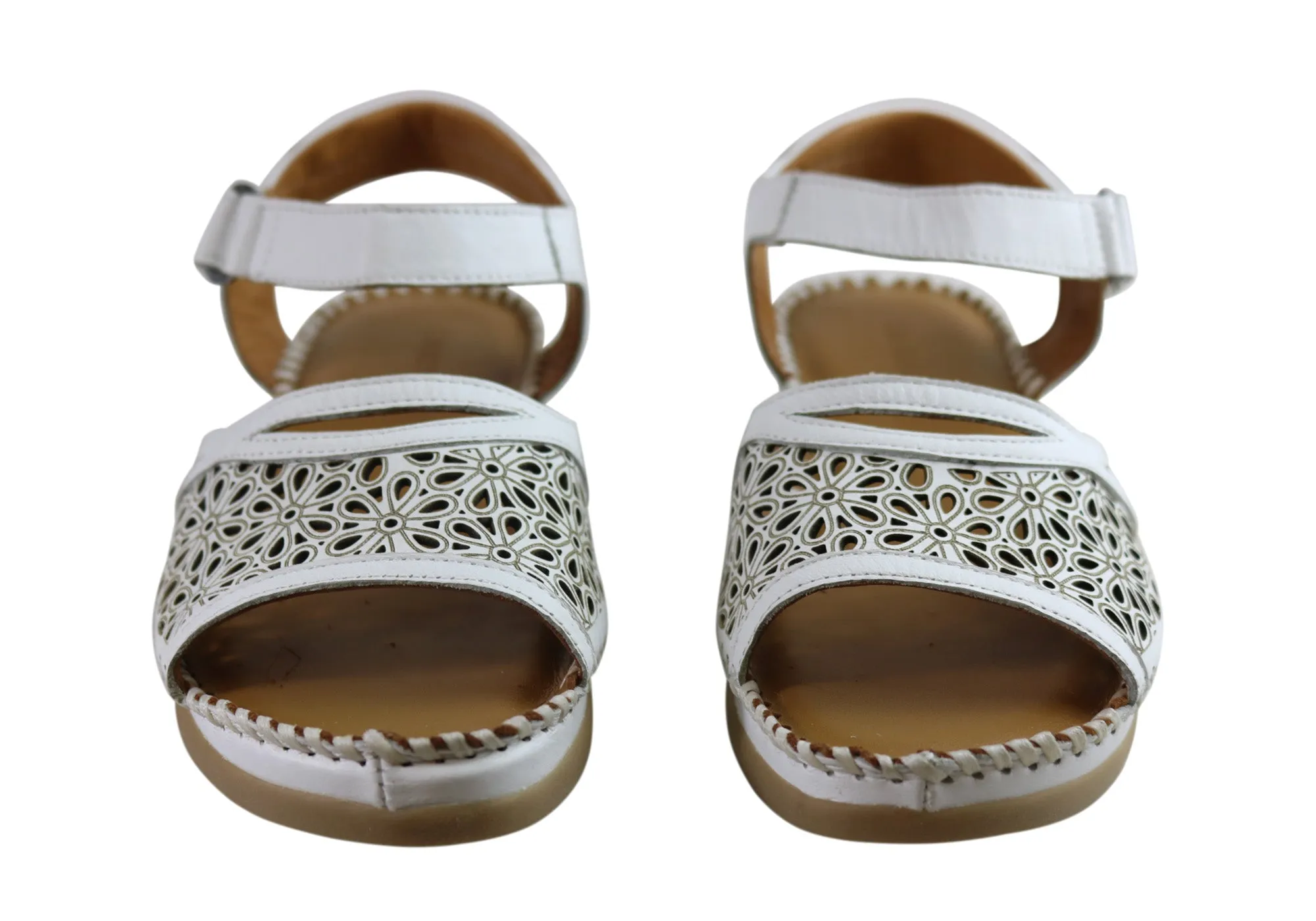 Orizonte Noble Womens European Comfortable Leather Sandals Orizonte Shoes