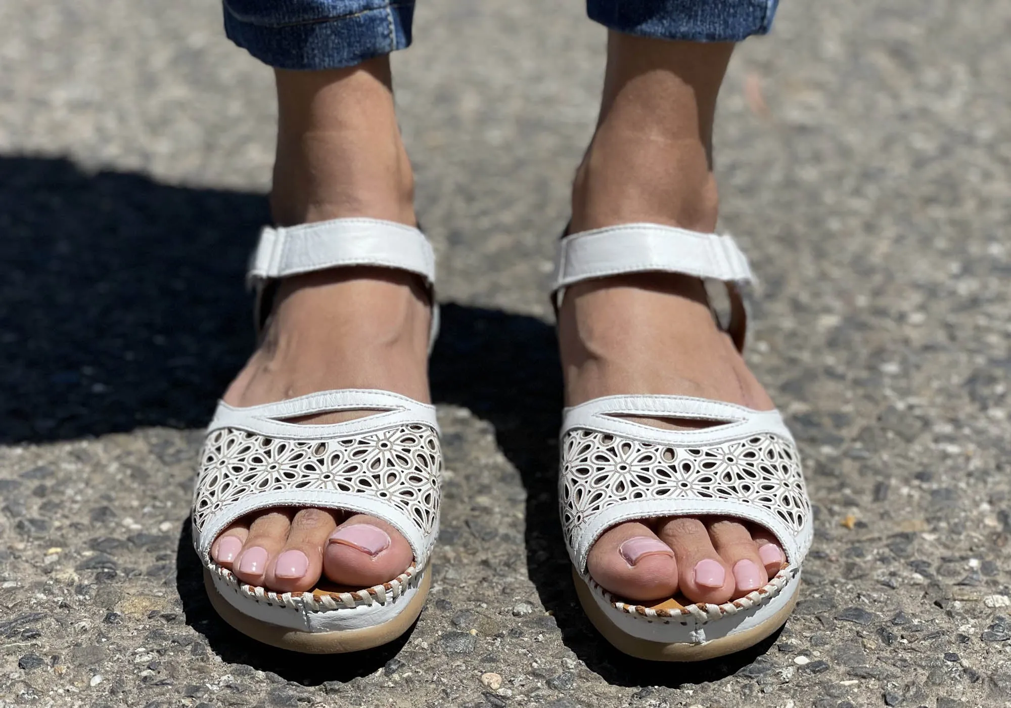 Orizonte Noble Womens European Comfortable Leather Sandals Orizonte Shoes
