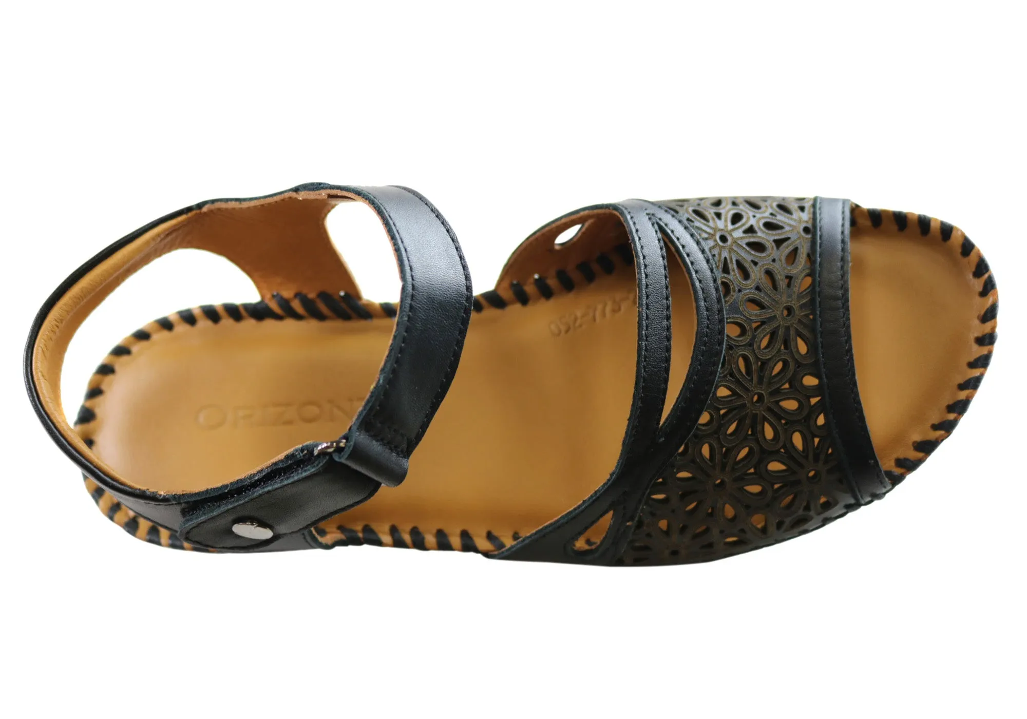 Orizonte Noble Womens European Comfortable Leather Sandals Orizonte Shoes