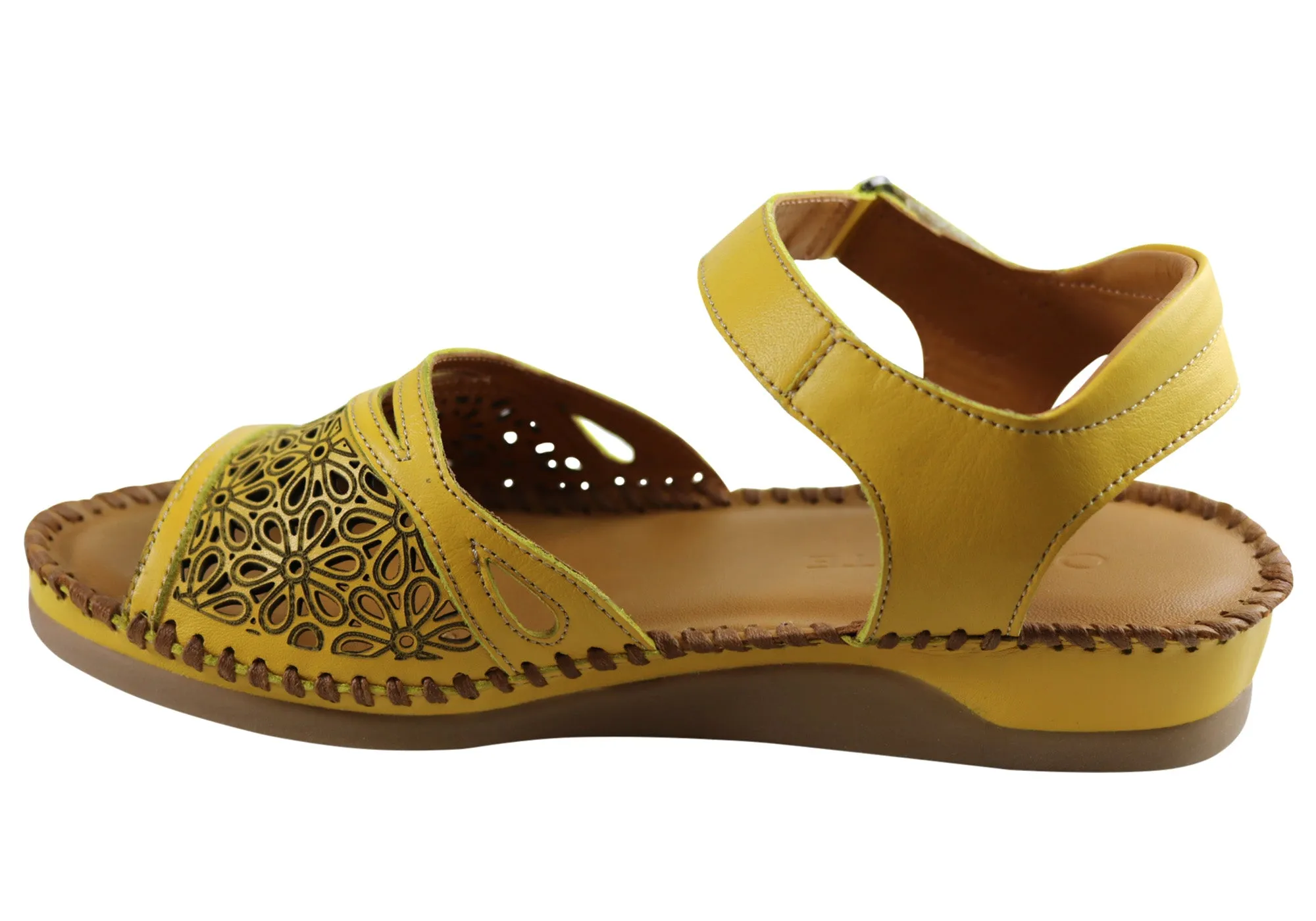 Orizonte Noble Womens European Comfortable Leather Sandals Orizonte Shoes