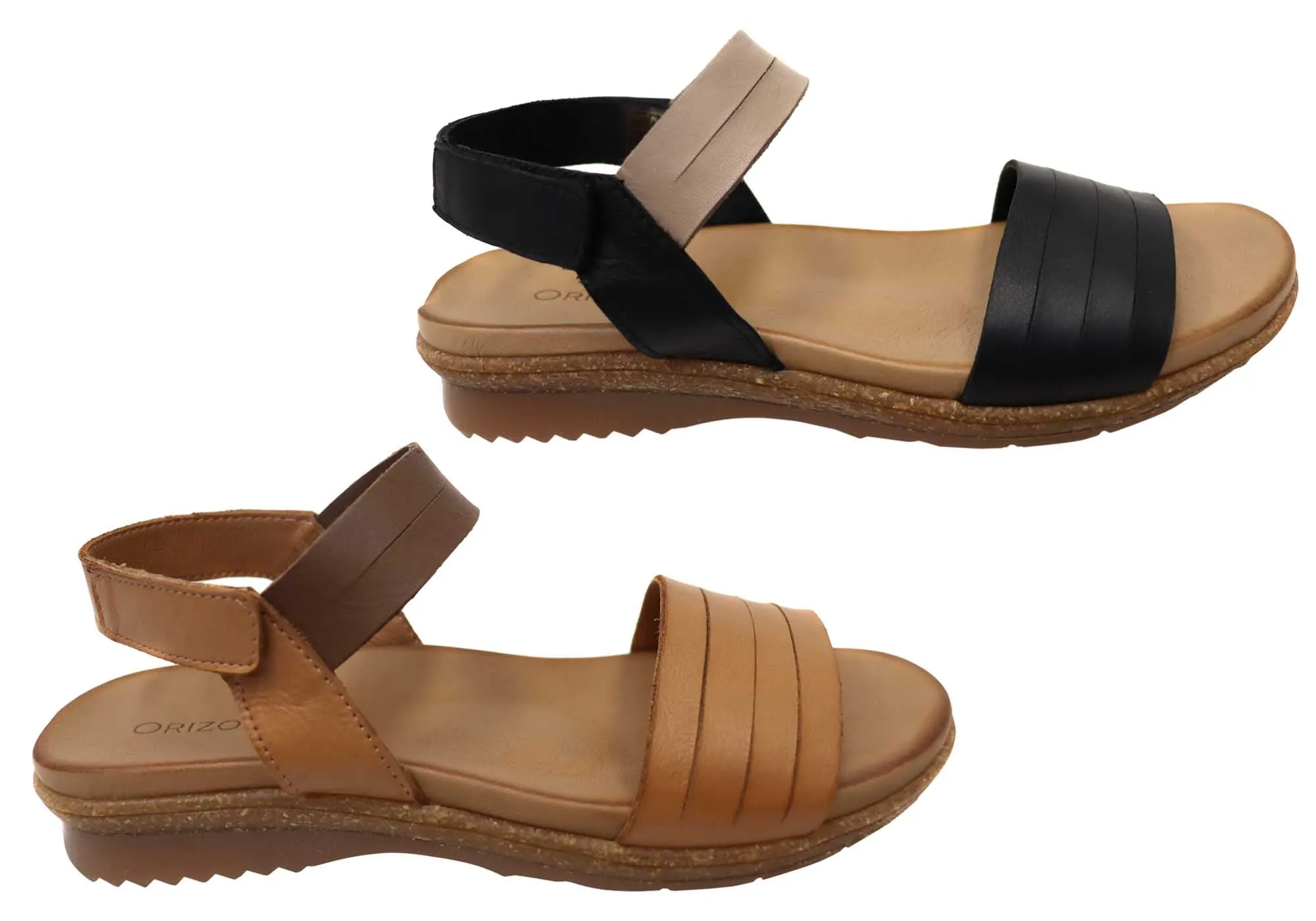 Orizonte Toukley Womens Comfortable European Leather Sandals Orizonte Shoes