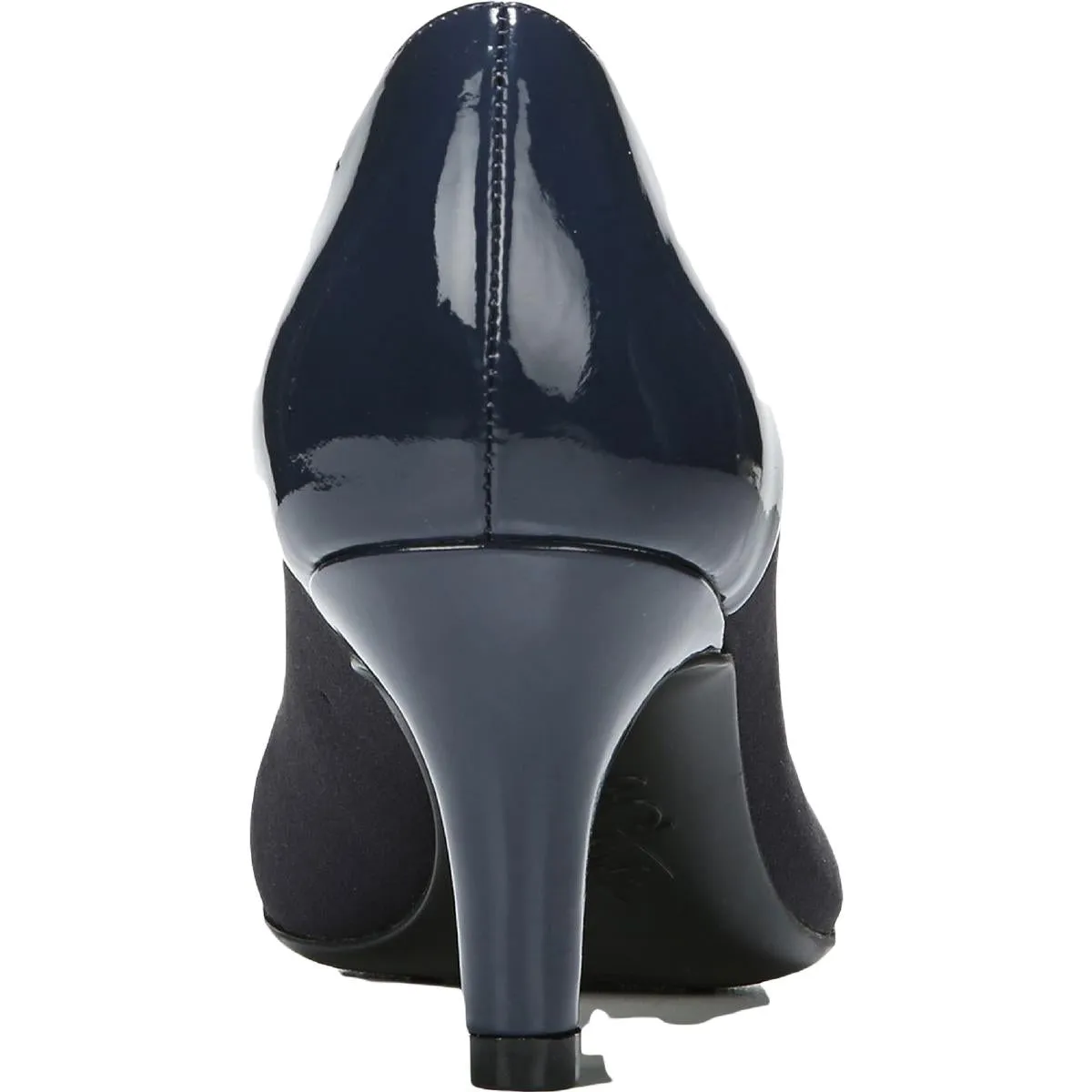 Parigi Stretch Womens Patent Toe Cap Dress Heels