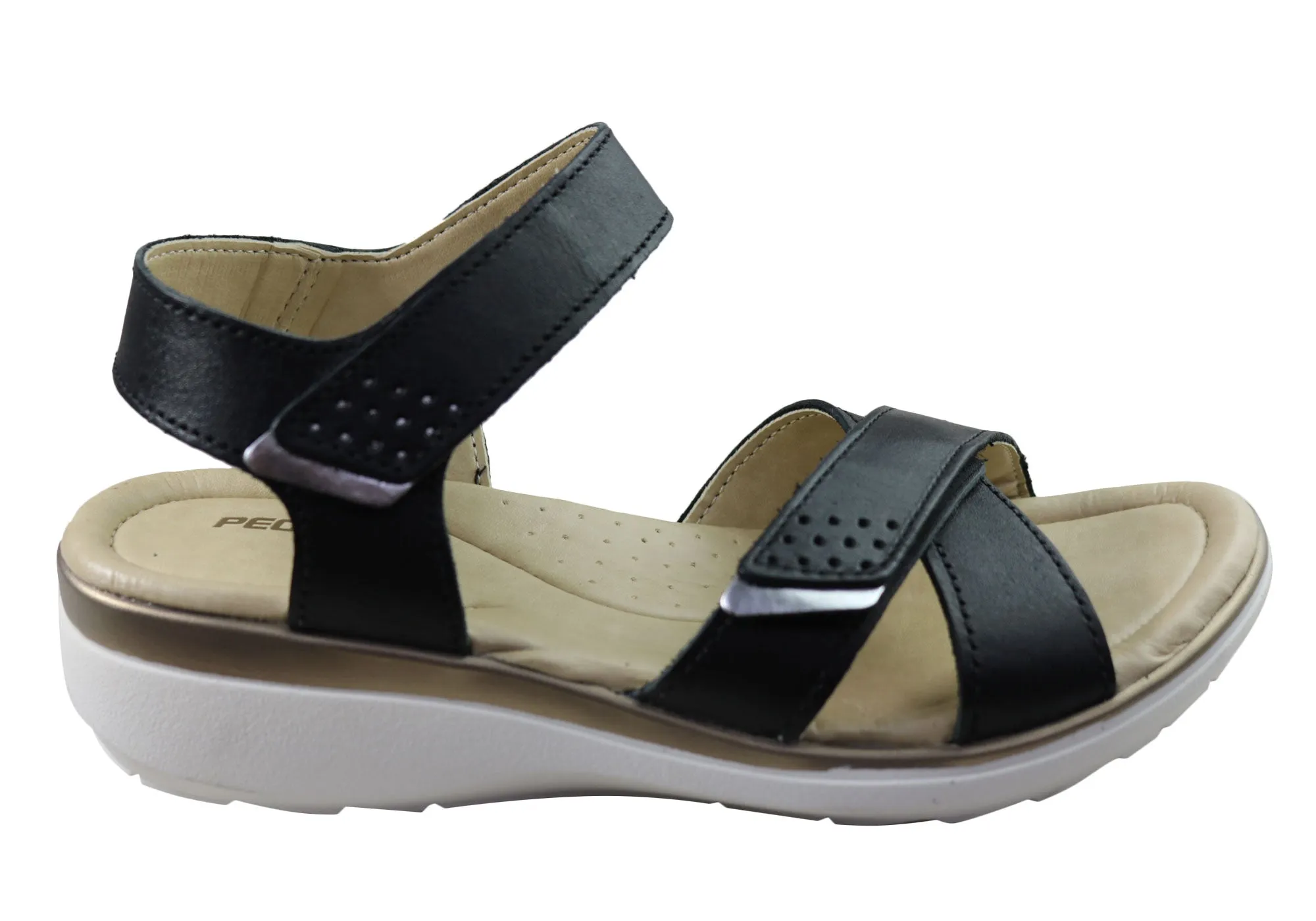 Pegada Kerala Womens Comfortable Leather Sandals Made In Brazil Pegada Shoes