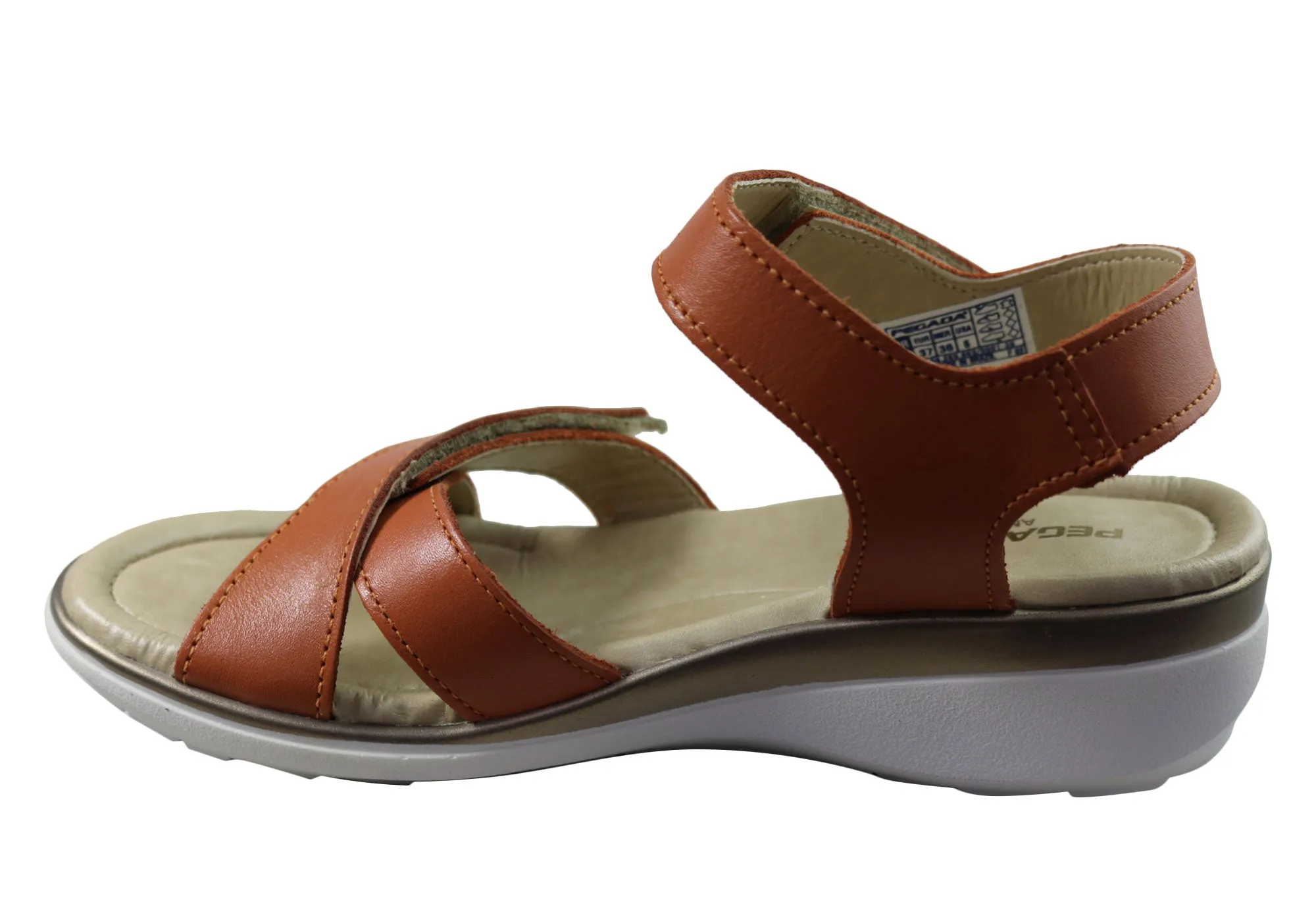 Pegada Kerala Womens Comfortable Leather Sandals Made In Brazil Pegada Shoes