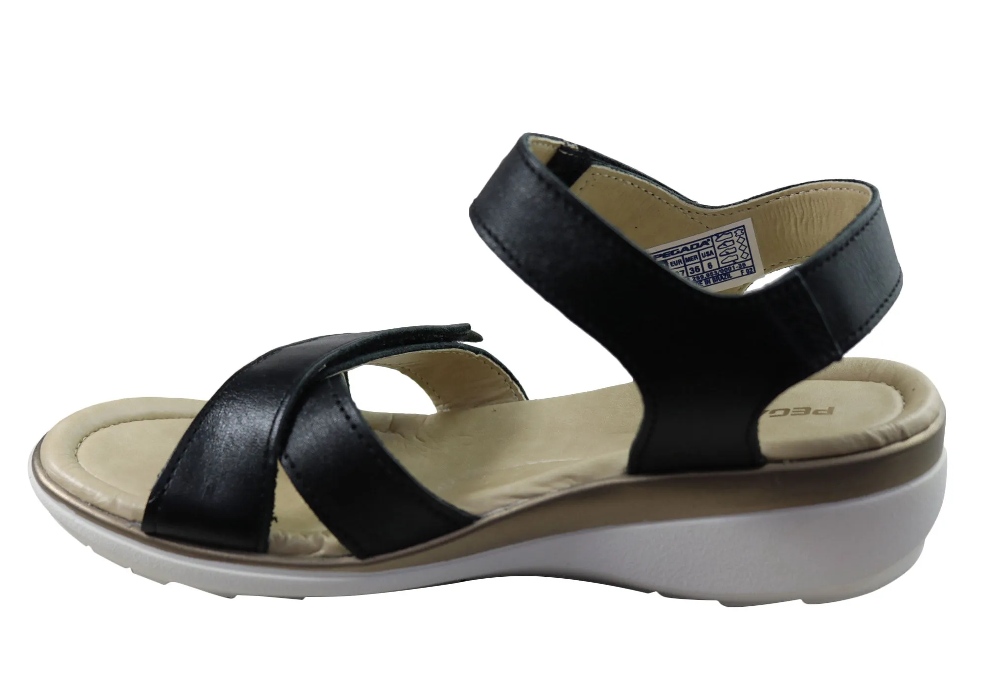 Pegada Kerala Womens Comfortable Leather Sandals Made In Brazil Pegada Shoes