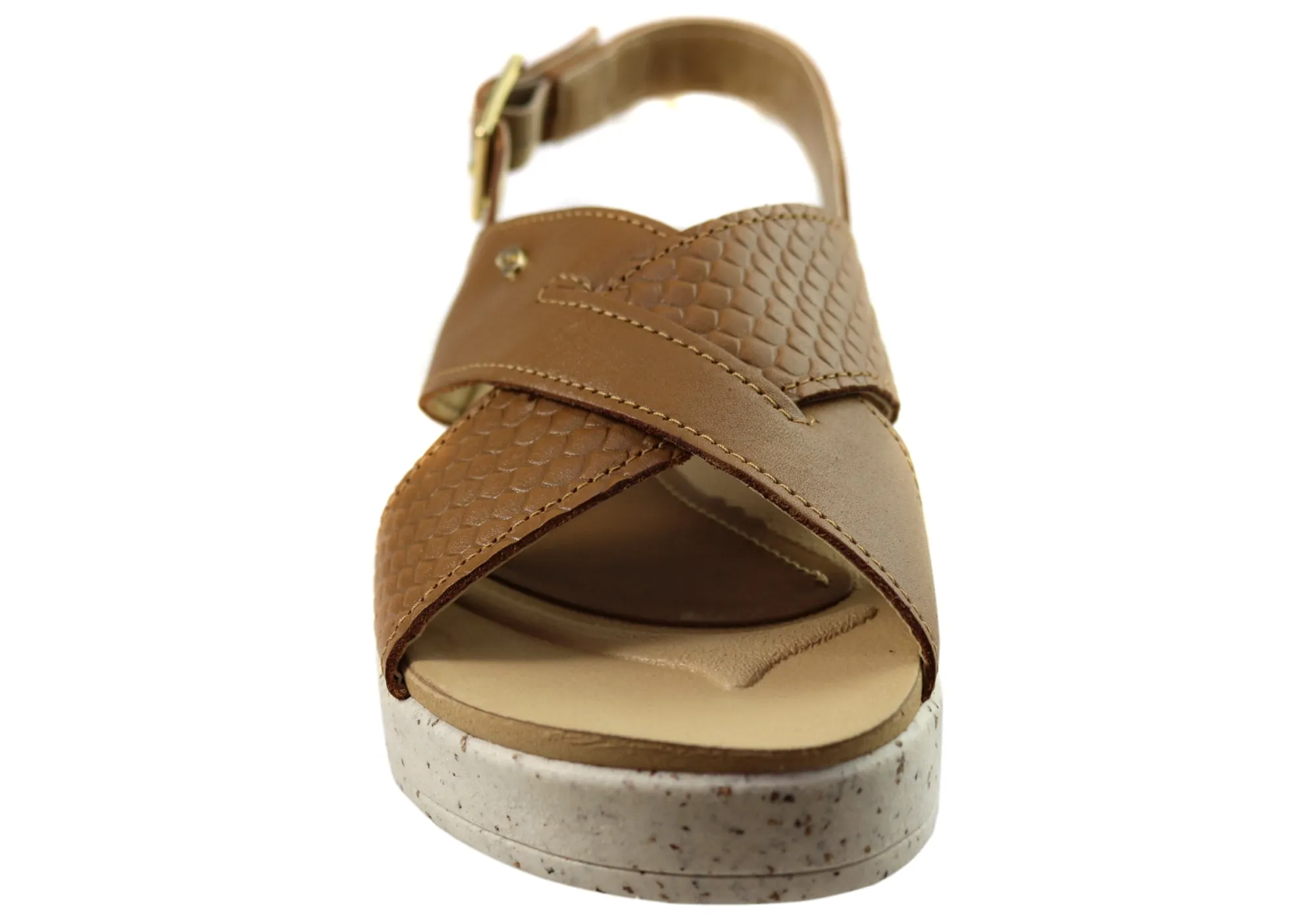 Pegada Nelba Womens Comfortable Leather Sandals Made In Brazil Pegada Shoes