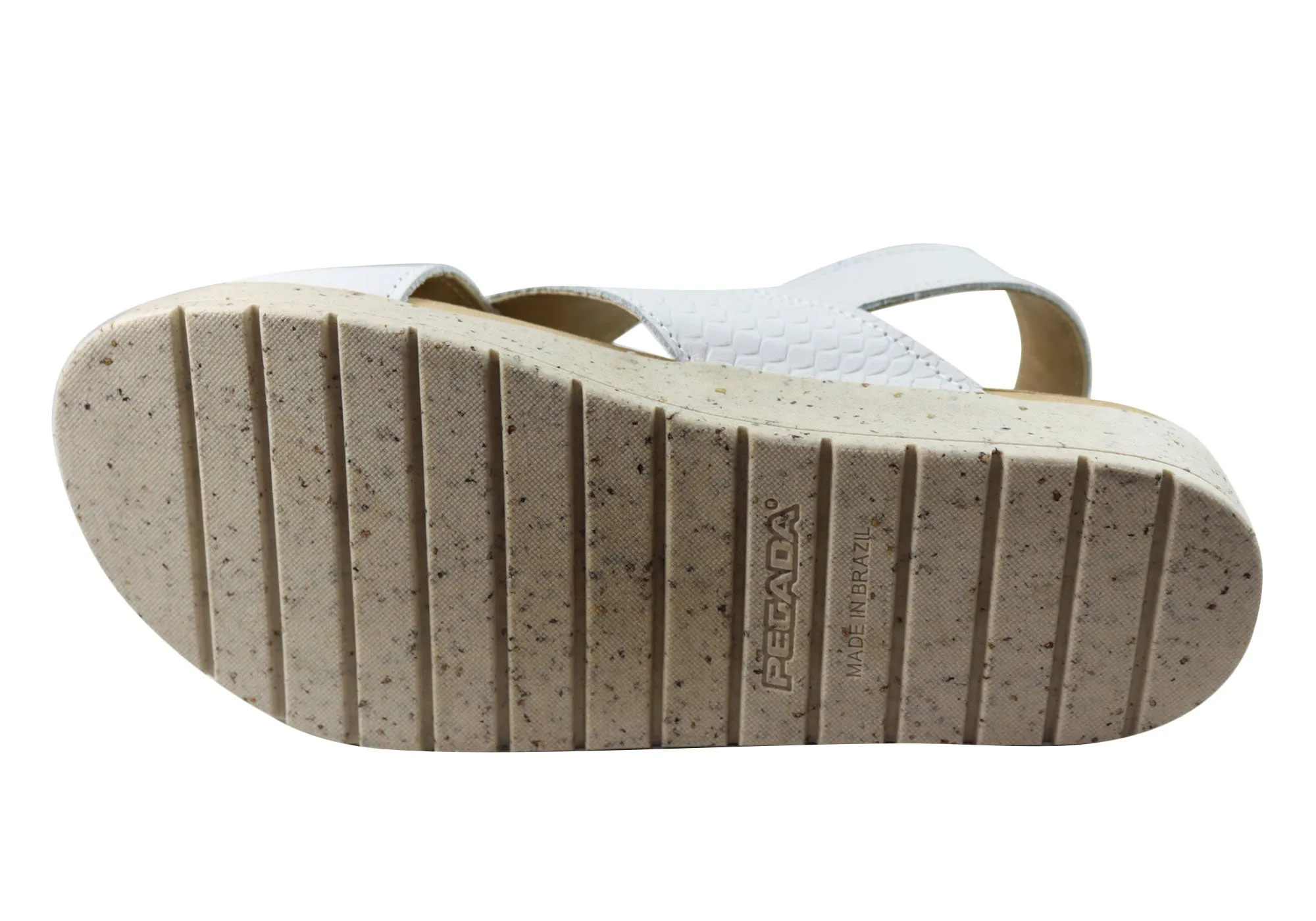 Pegada Nelba Womens Comfortable Leather Sandals Made In Brazil Pegada Shoes