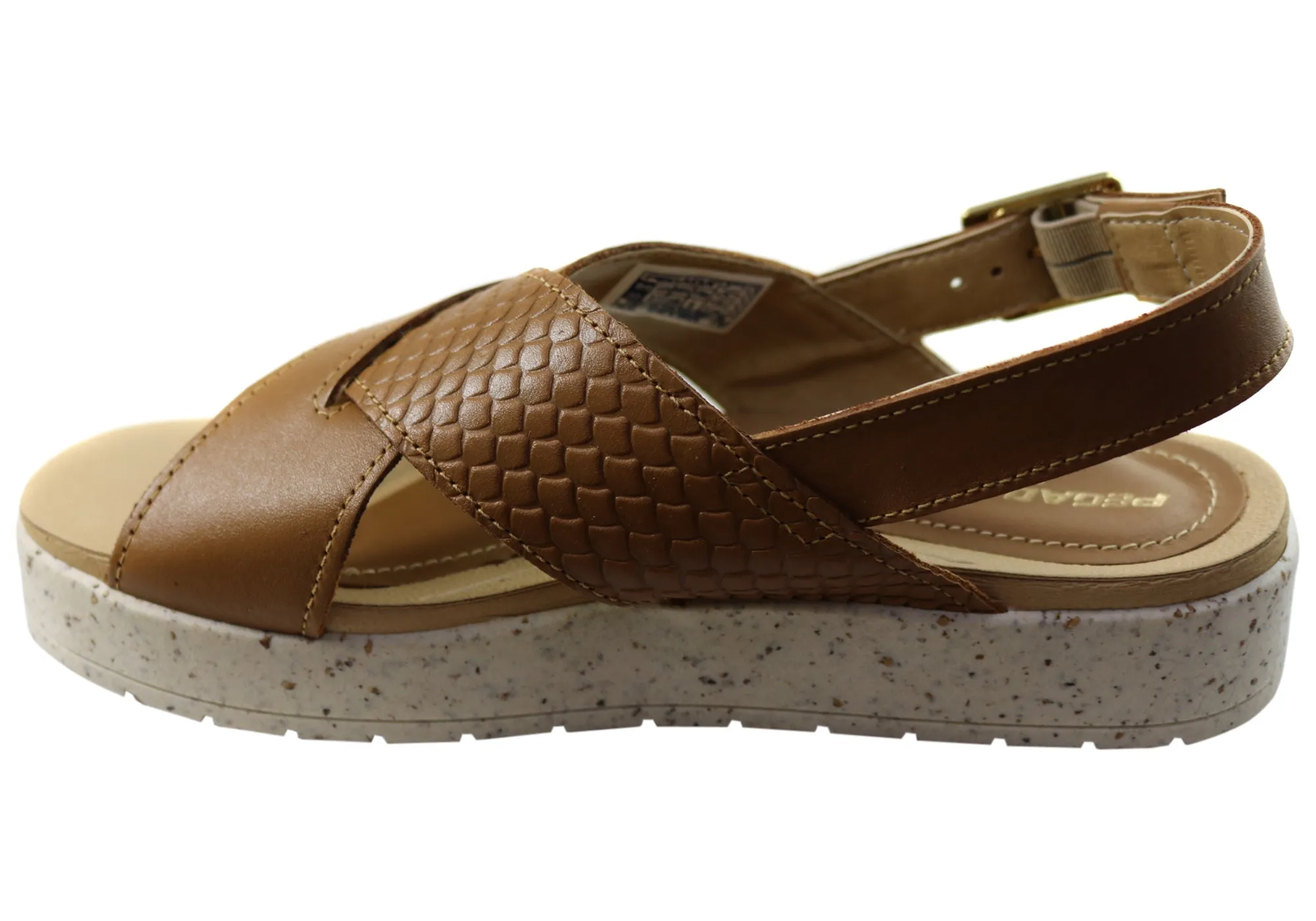 Pegada Nelba Womens Comfortable Leather Sandals Made In Brazil Pegada Shoes