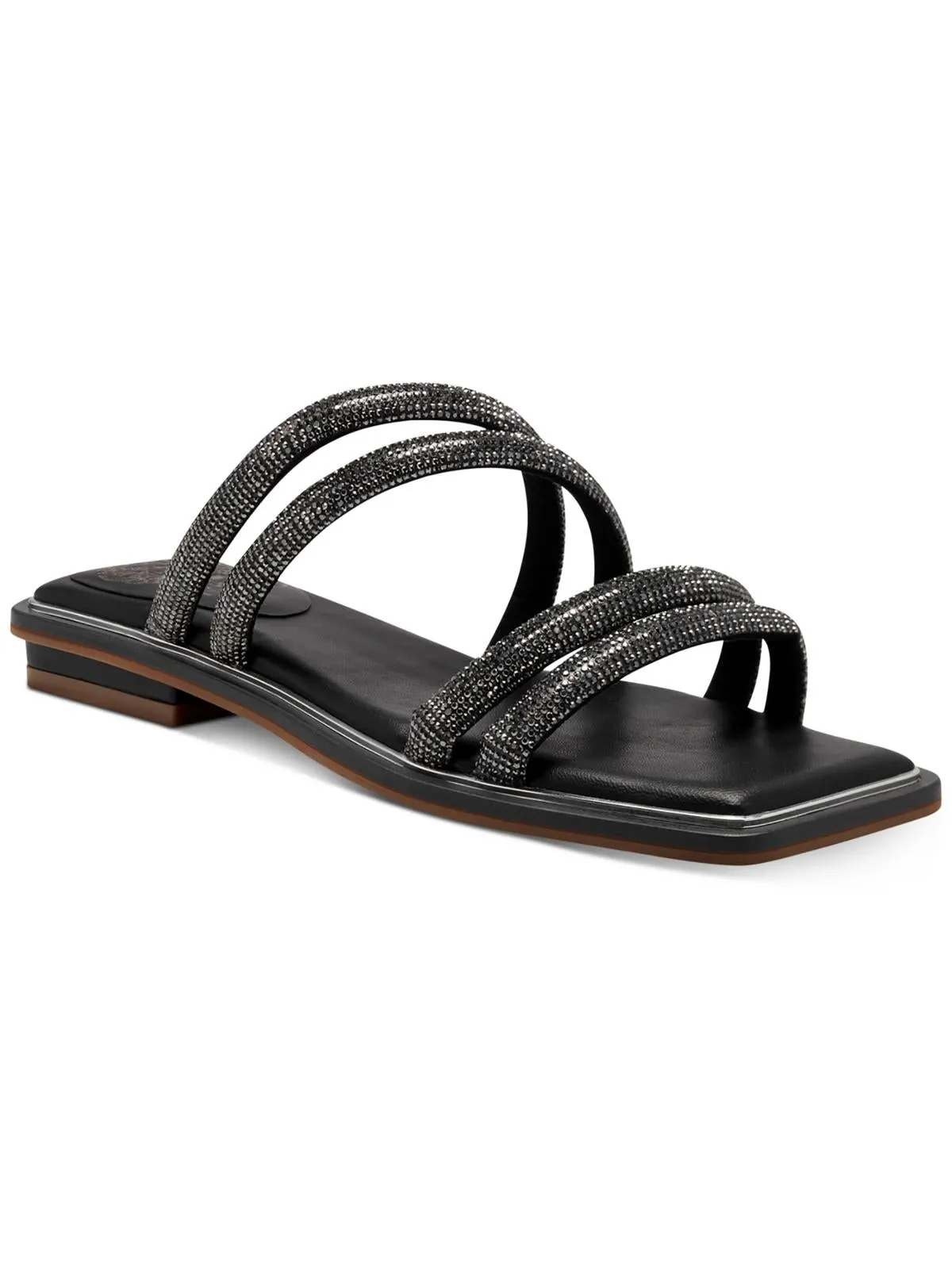 Peomi Womens Microsuede Open Toe Dress Sandals