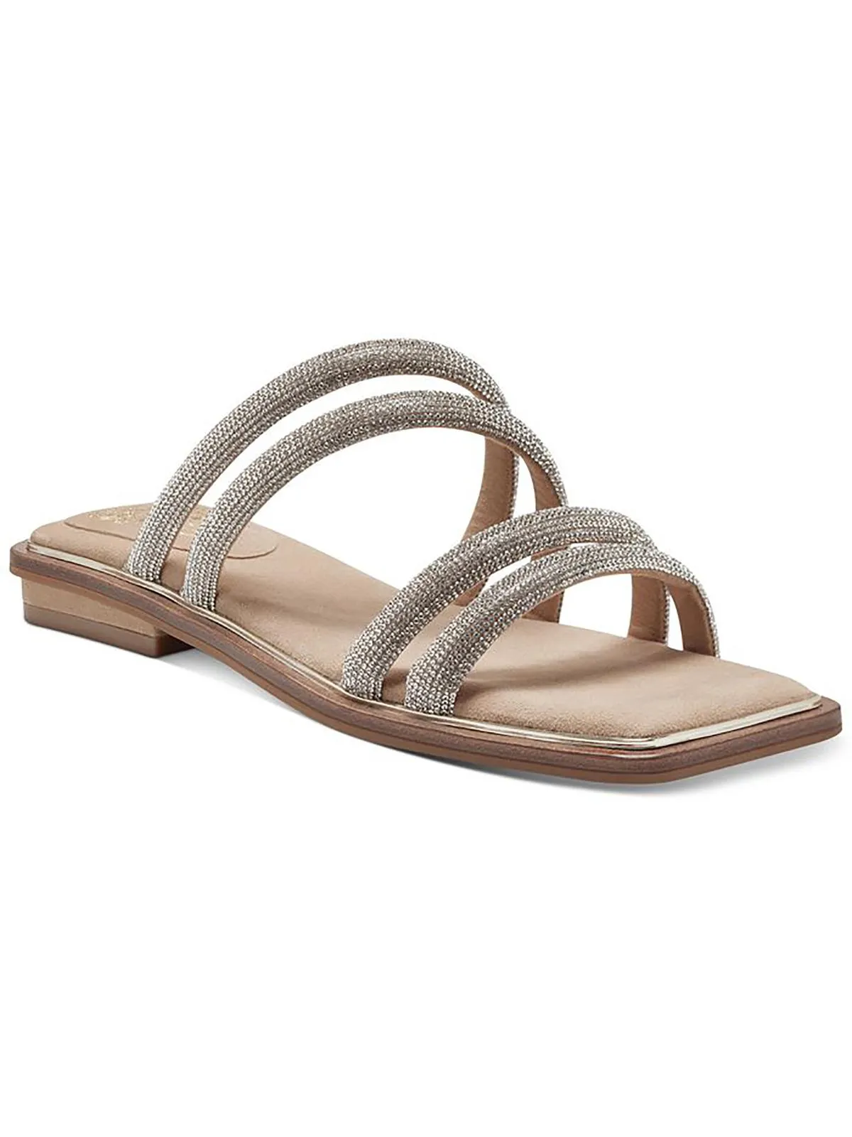 Peomi Womens Microsuede Open Toe Dress Sandals