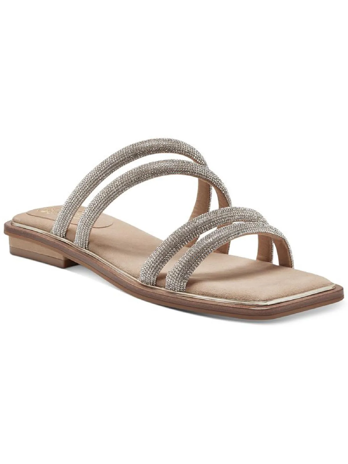 Peomi Womens Microsuede Open Toe Dress Sandals