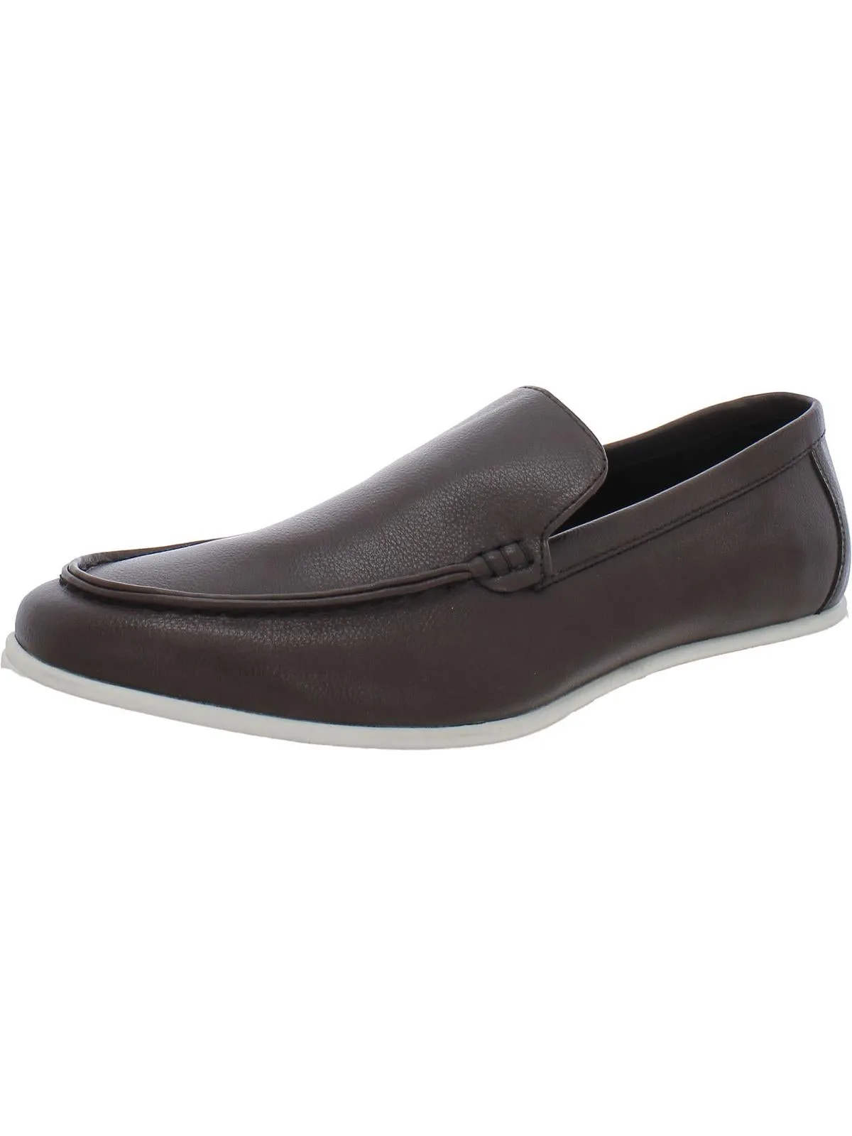 Porter Mens Faux Leather Memory Foam Loafers