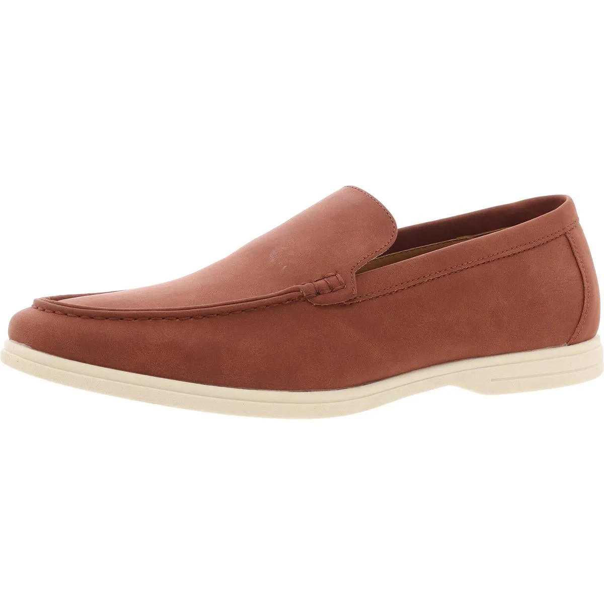 Porter Mens Faux Leather Memory Foam Loafers