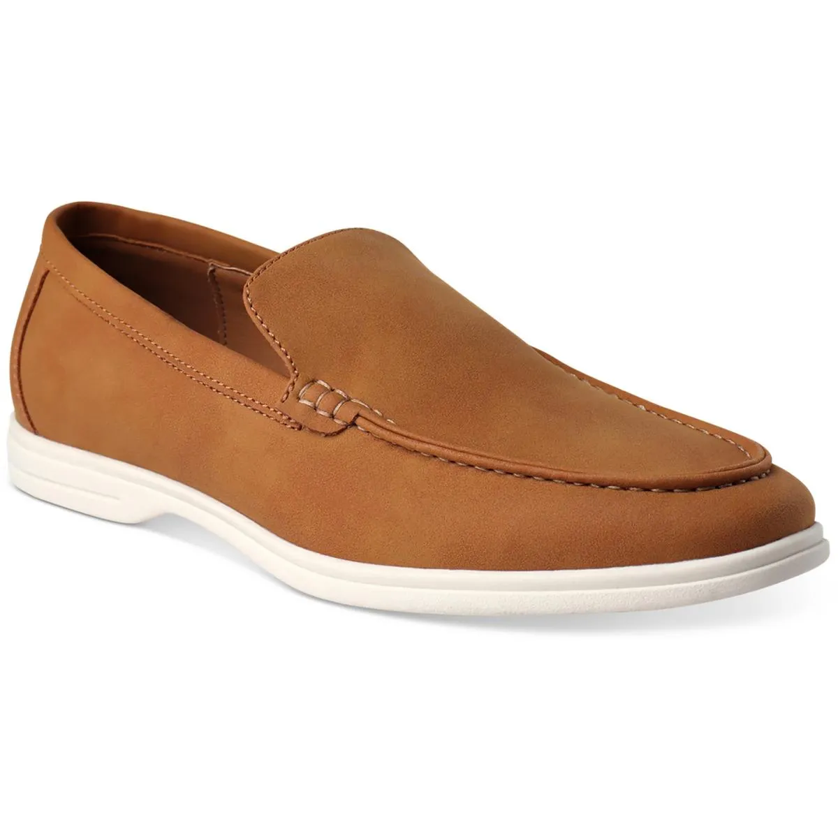 Porter Mens Faux Leather Memory Foam Loafers