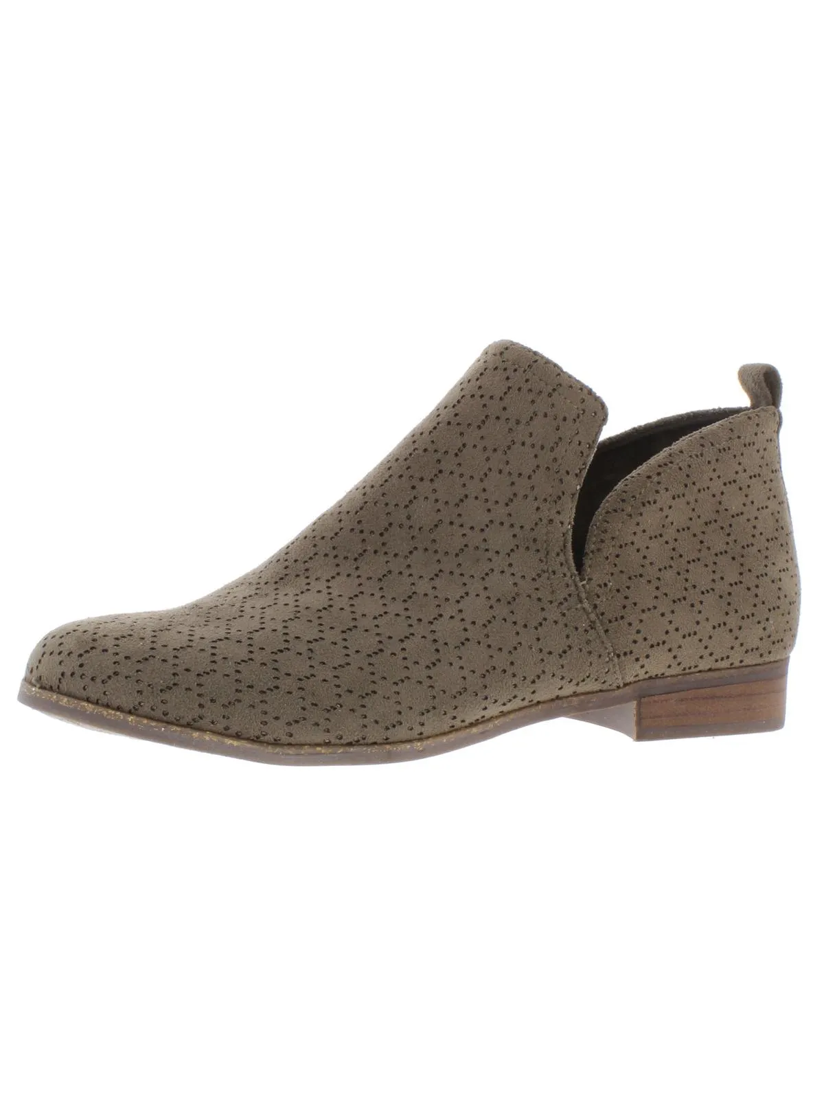 Rate Womens Faux Suede Padded Insole Booties