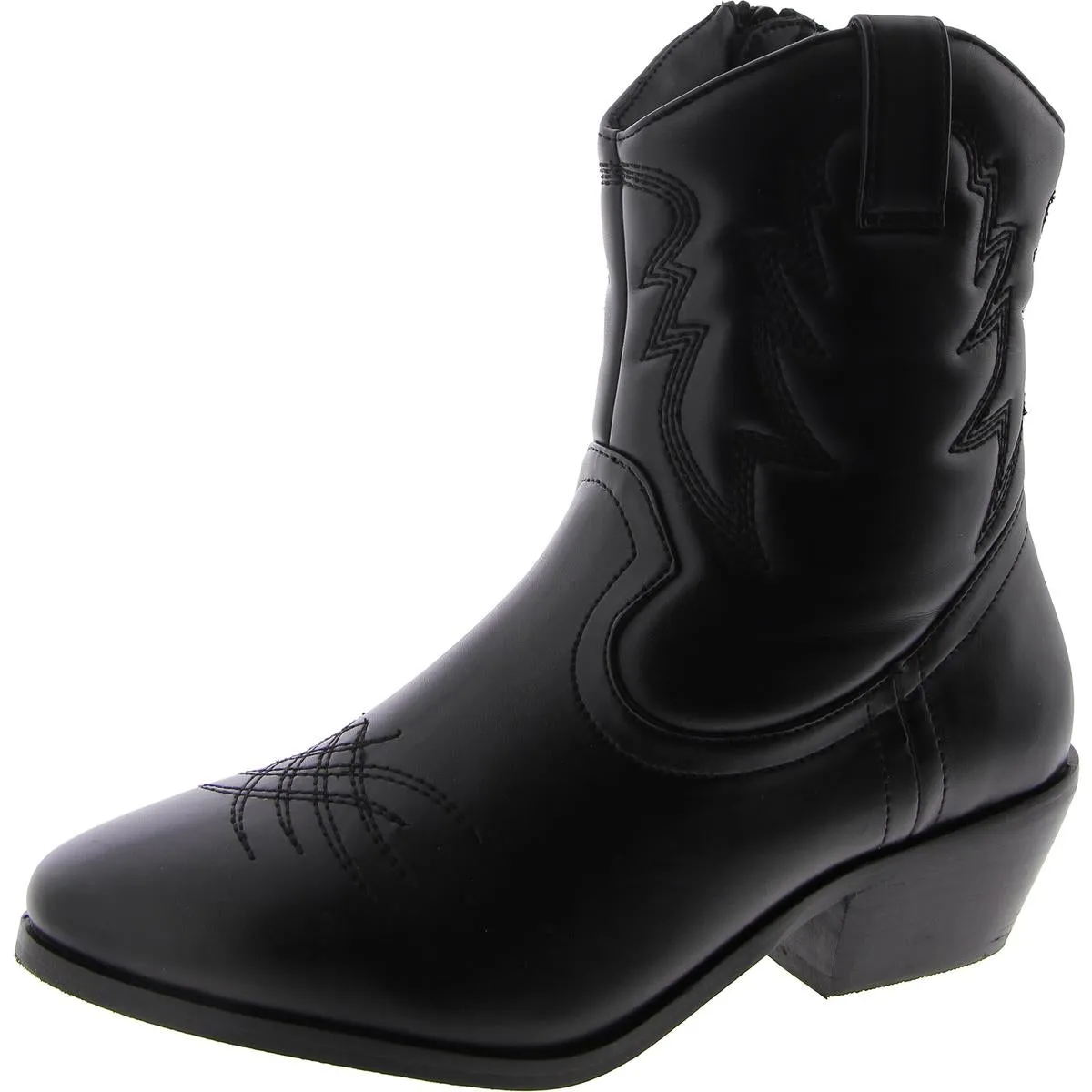 Reba Womens Metallic Zipper Cowboy, Western Boots