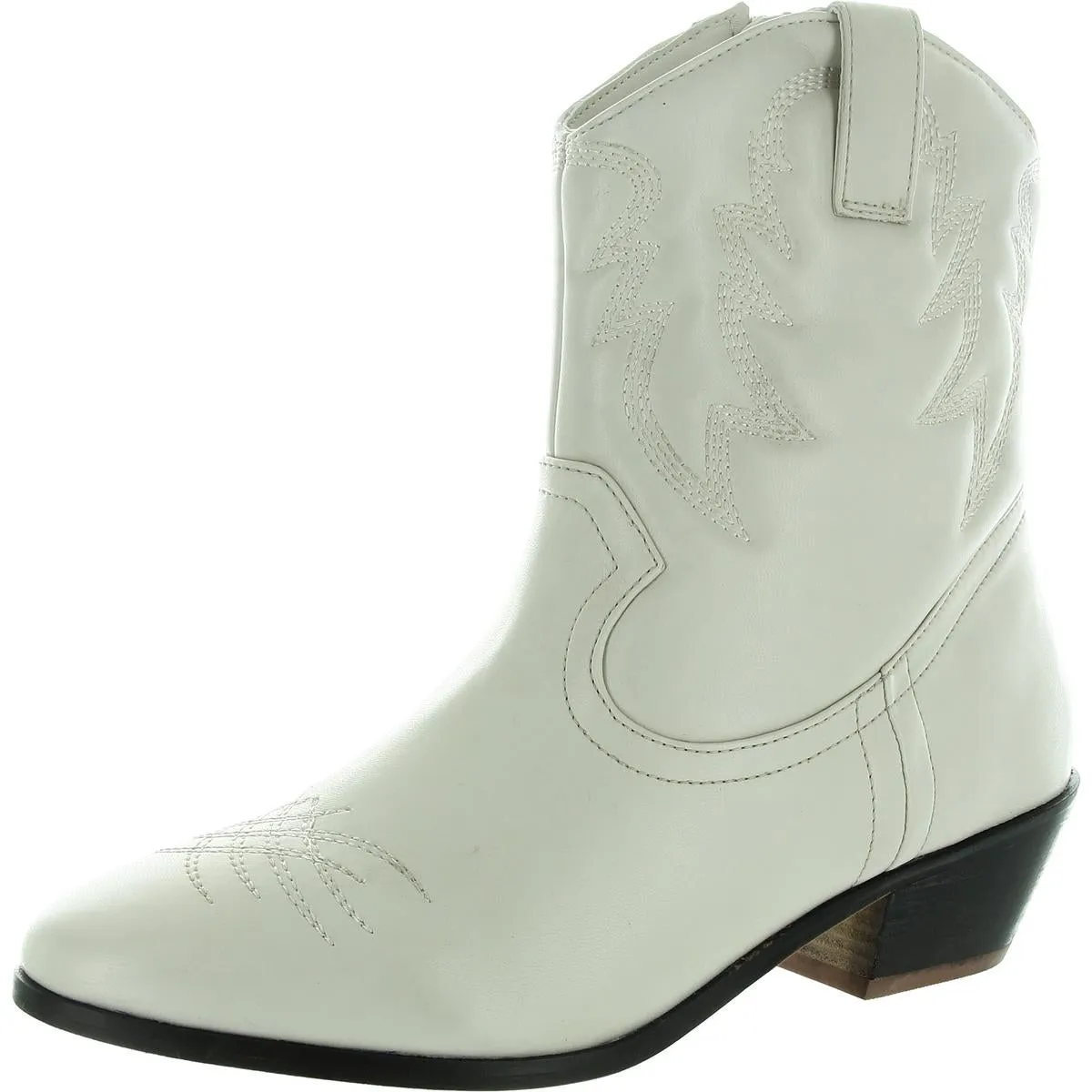 Reba Womens Metallic Zipper Cowboy, Western Boots