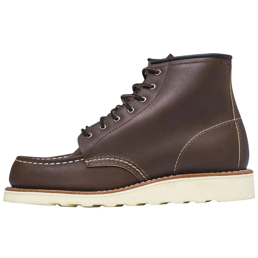 Red Wing Heritage Full Grain Leather 6 Inch Classic Women's Moc Toe Boots
