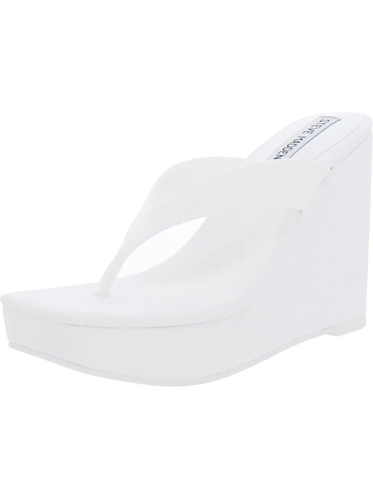 Refined Womens Open Toe Slip On Wedge Sandals